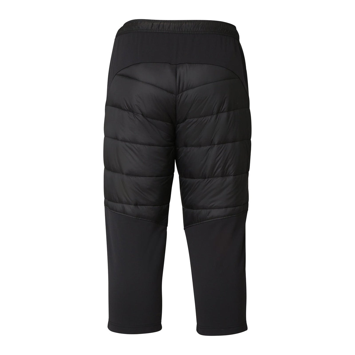 Mens 3/4 Padding Middle Pants Black - Image 2