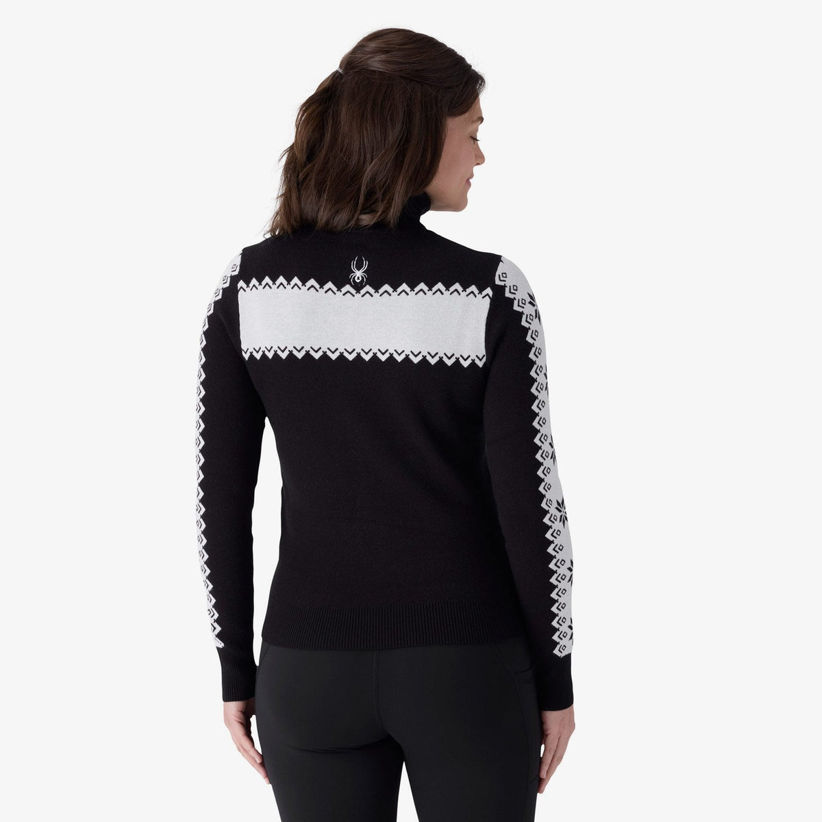 Womens Stellar Ski Sweater Black - Image 2