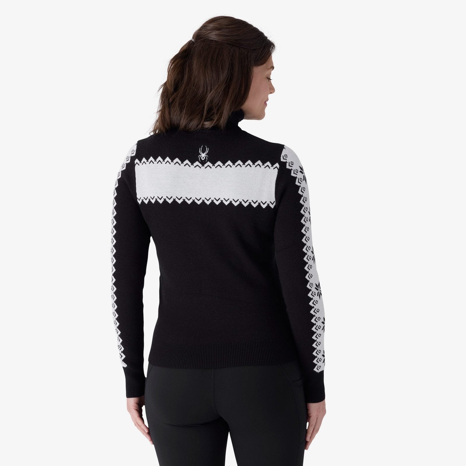 Womens Stellar Ski Sweater Black - Image 2