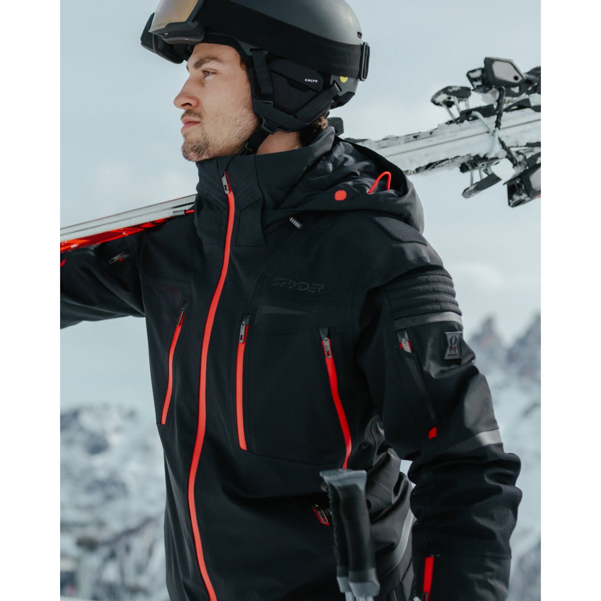 Mens Pinnacle Jacket Black - Image 2
