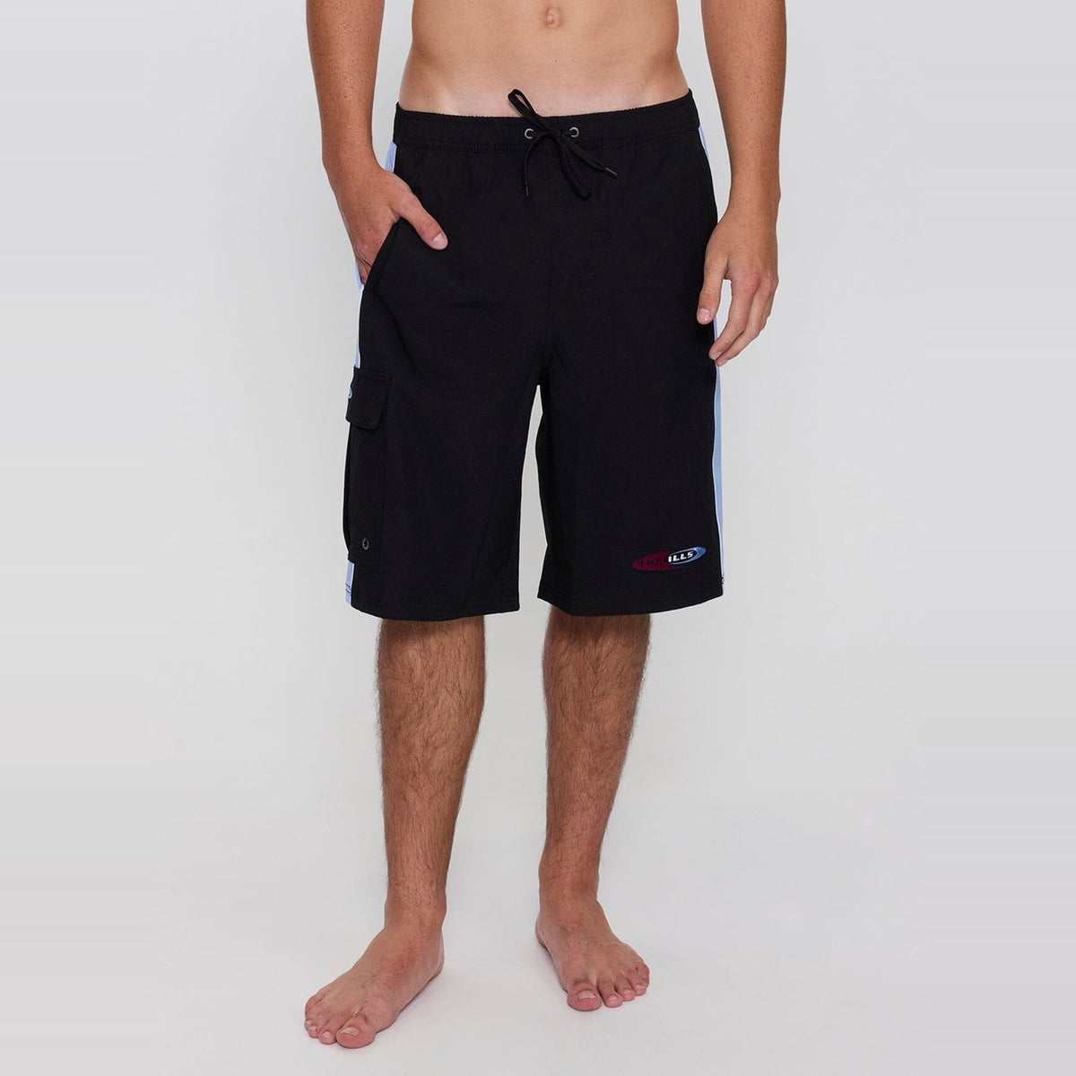 Mad Dogs Big Slacker Elastic Board Shorts Black - Image 2