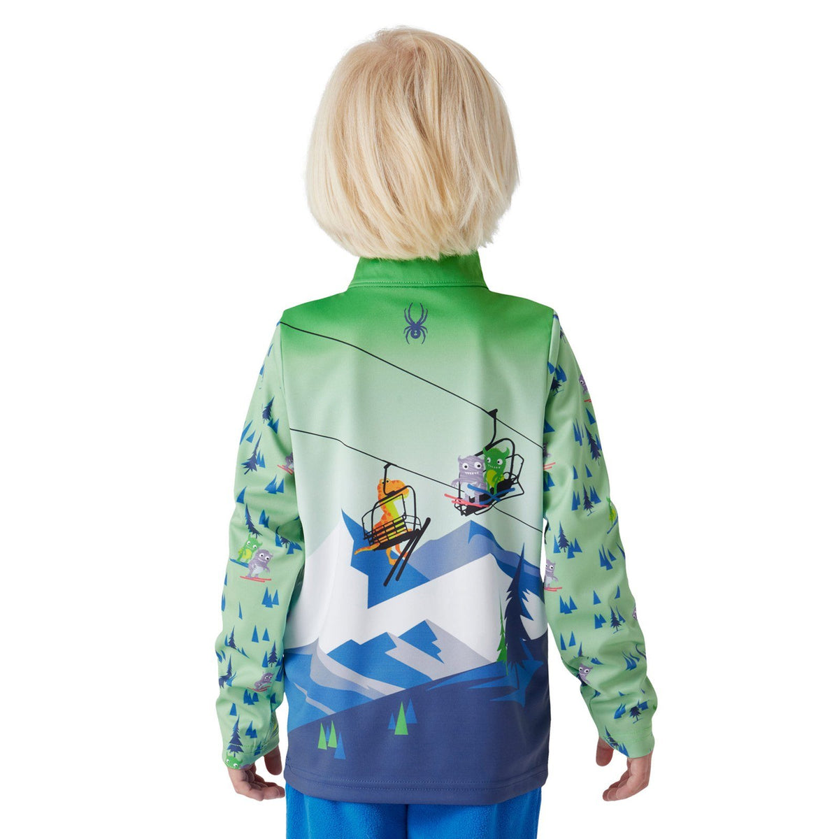 Boys Challenge Quarter Zip Skivvy Multicolor - Image 2