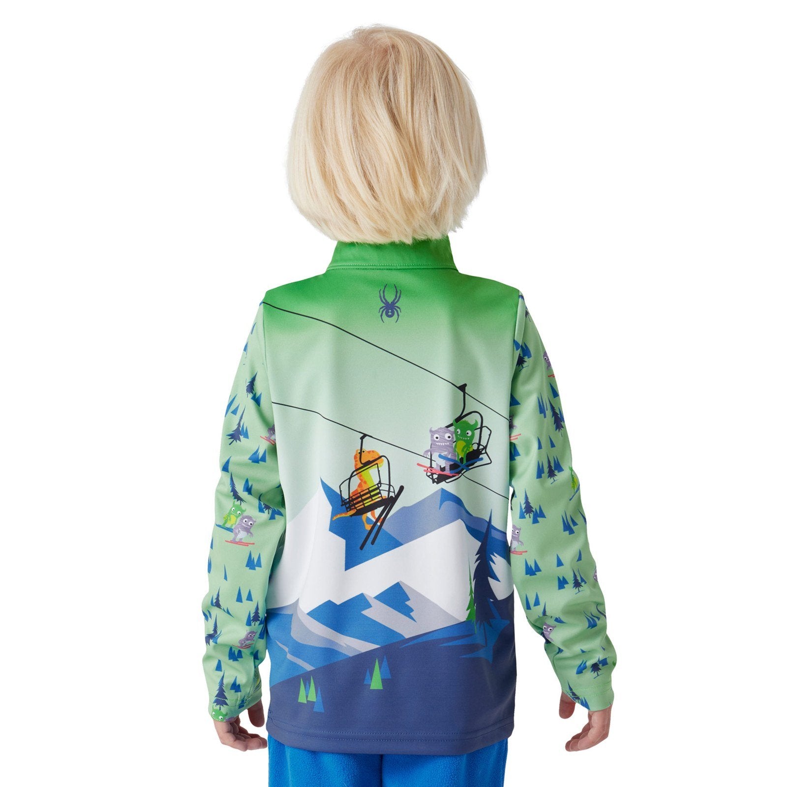 Boys Challenge Quarter Zip Skivvy Multicolor - Image 2