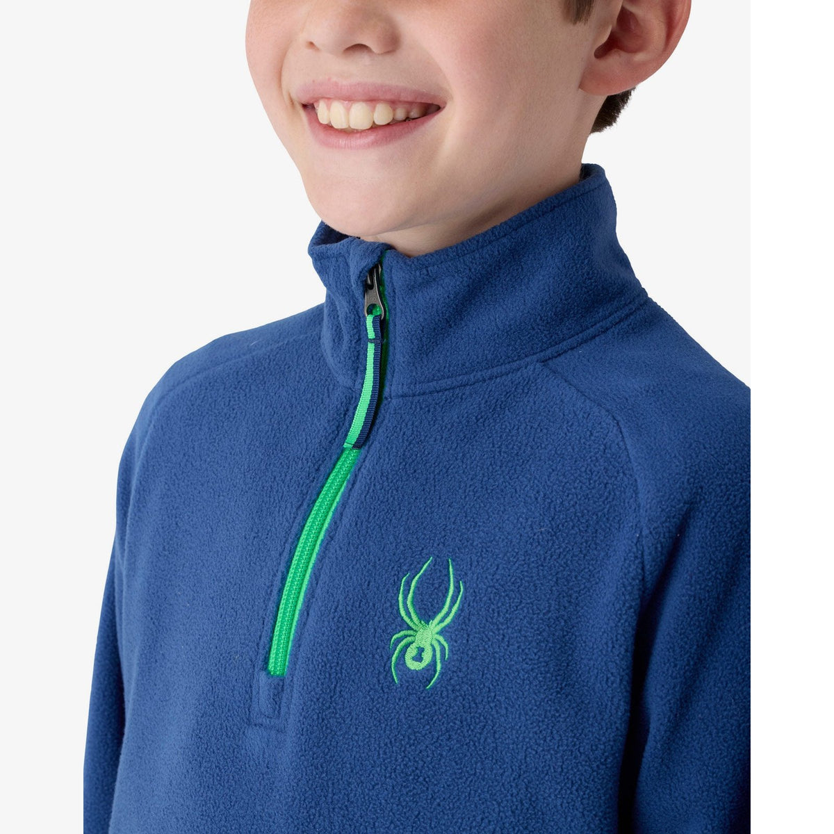Kids Speed Fleece 1/2 Zip Indigo - Image 2