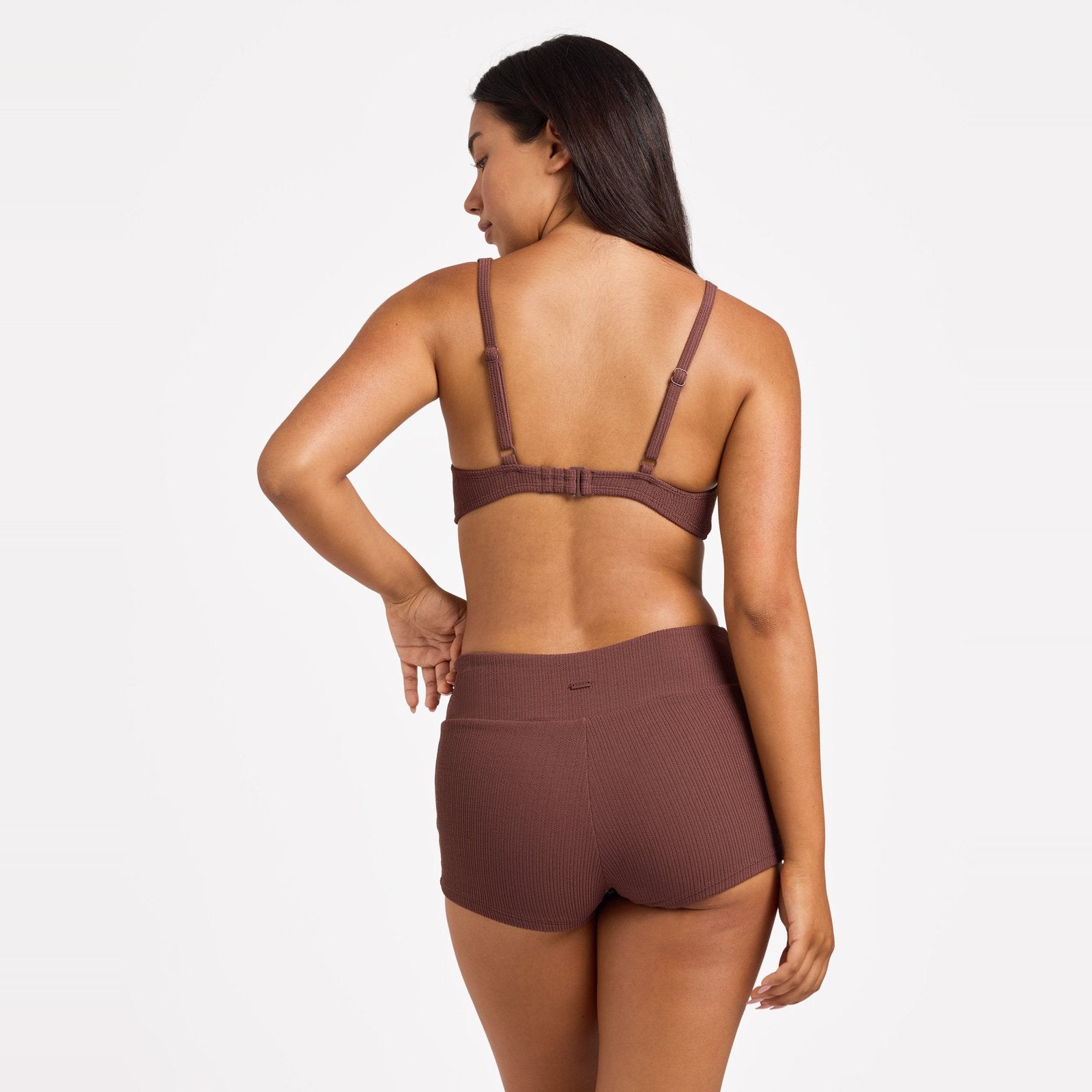 Womens Love Boyleg Bikini Bottom Java - Image 2