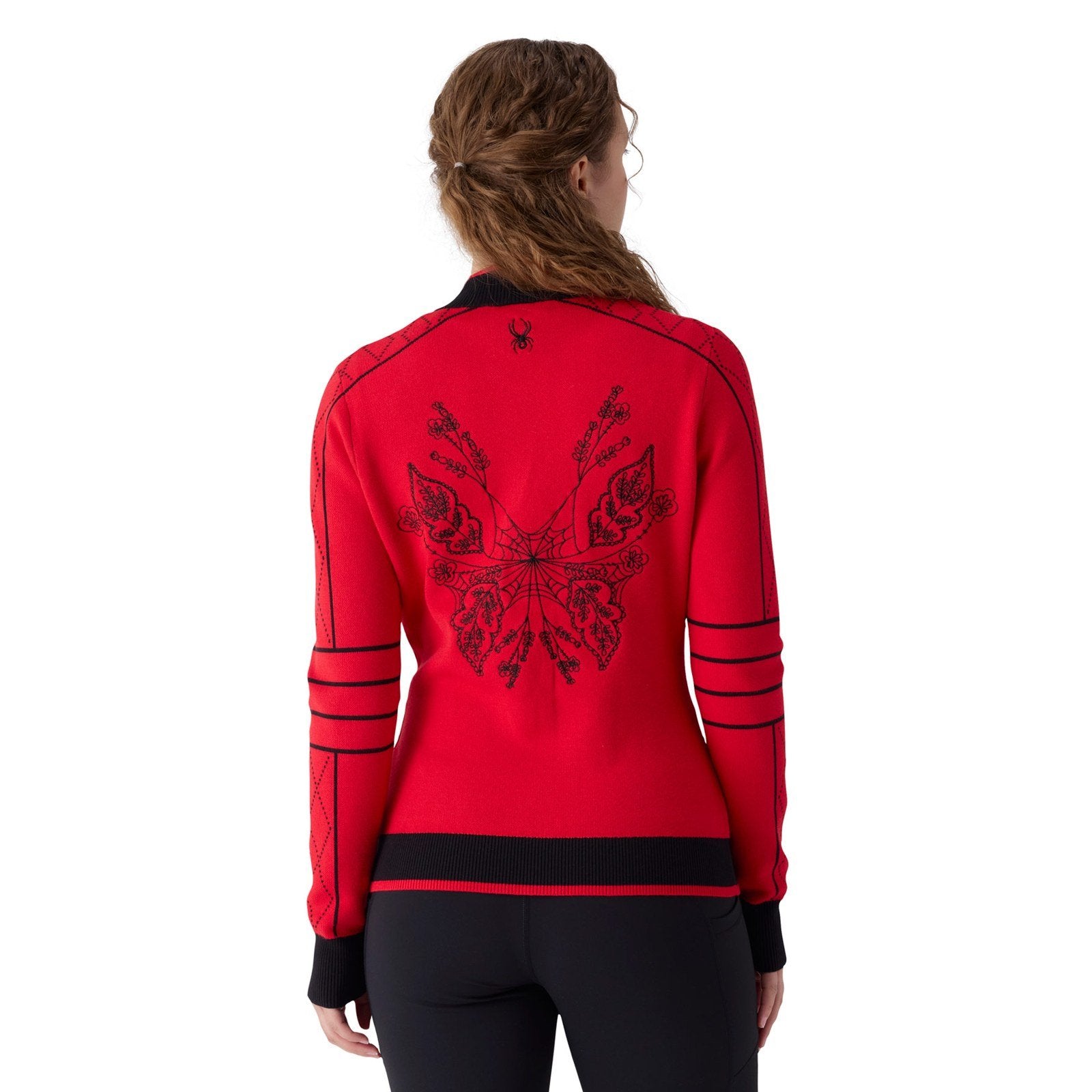Womens Spritz Ski Sweater Spyder Red - Image 2