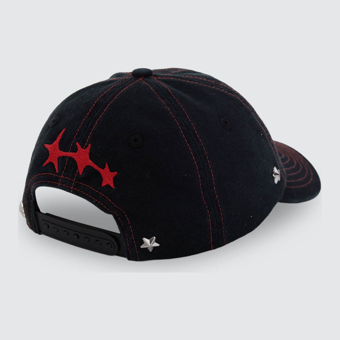Heater Shallow 6 Panel Cap Black - Image 2