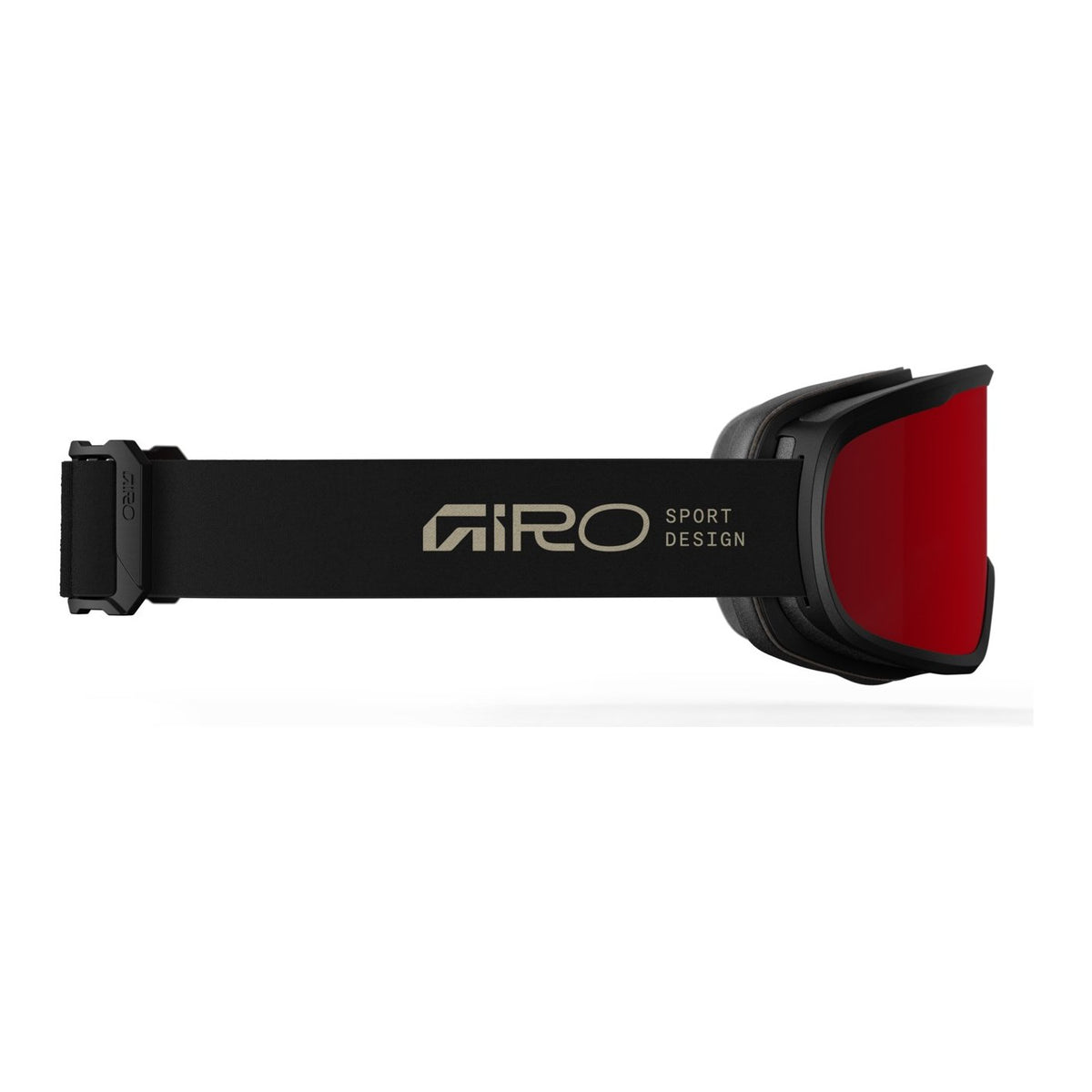 Roam Snow Goggle Stacked Black - Amber Scarlet Lens w/ Yellow Lens - Image 2