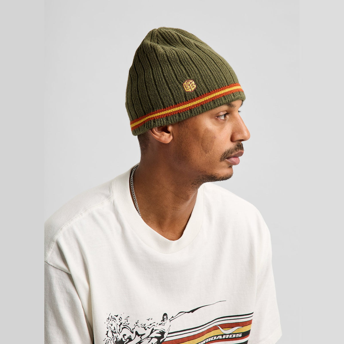 Mens 50th 90's Beanie - Image 2