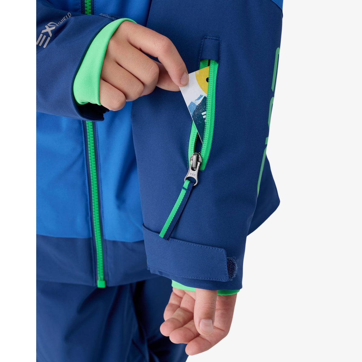 Boys Davos Jacket Bold Blue - Image 2