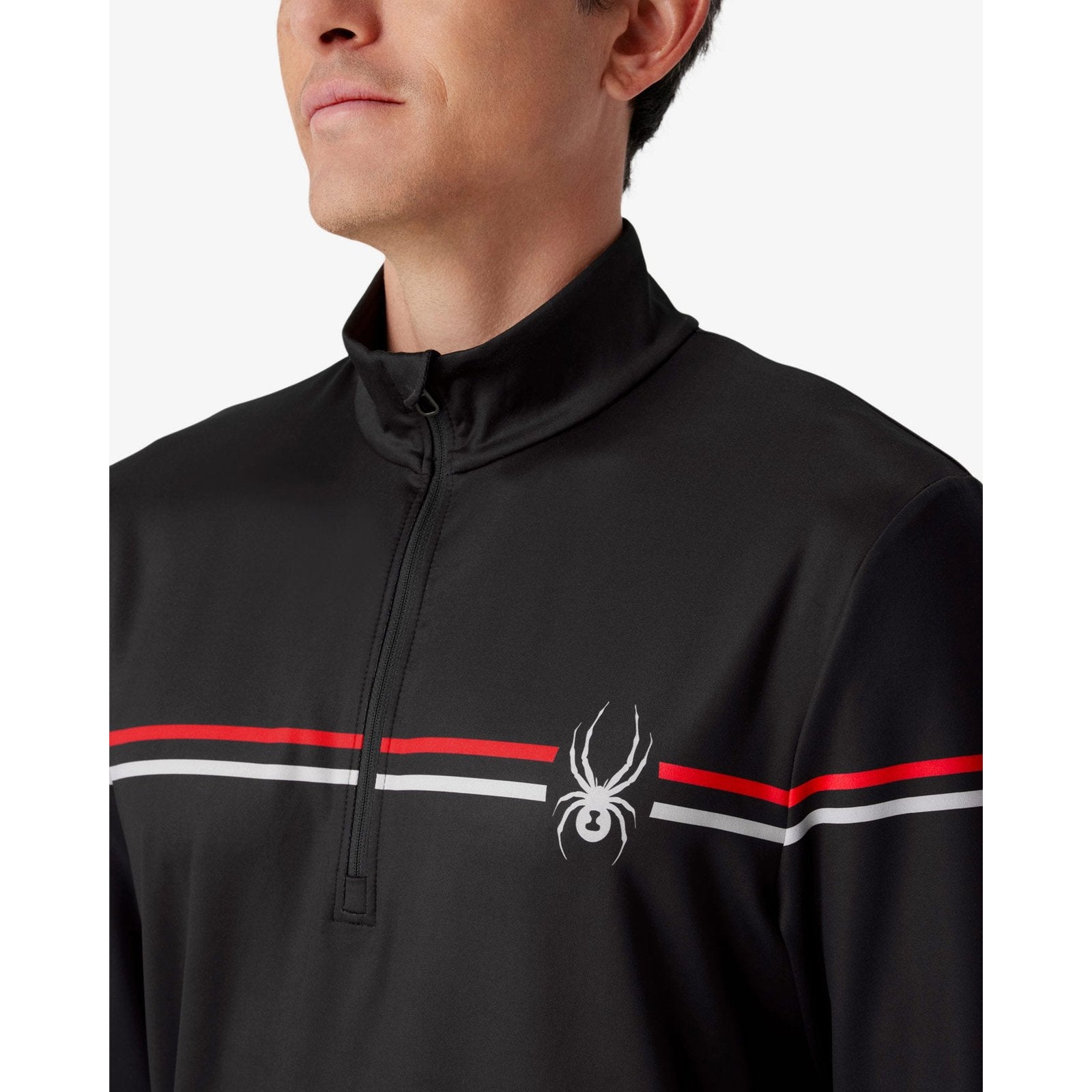 Mens Legacy Quarter Zip Black - Image 2