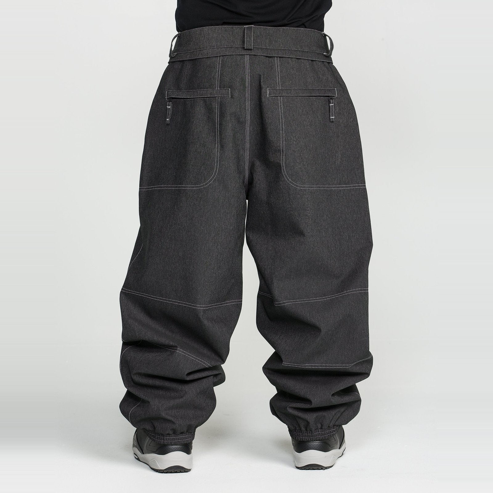 Mens Lapper Pants Black - Image 2