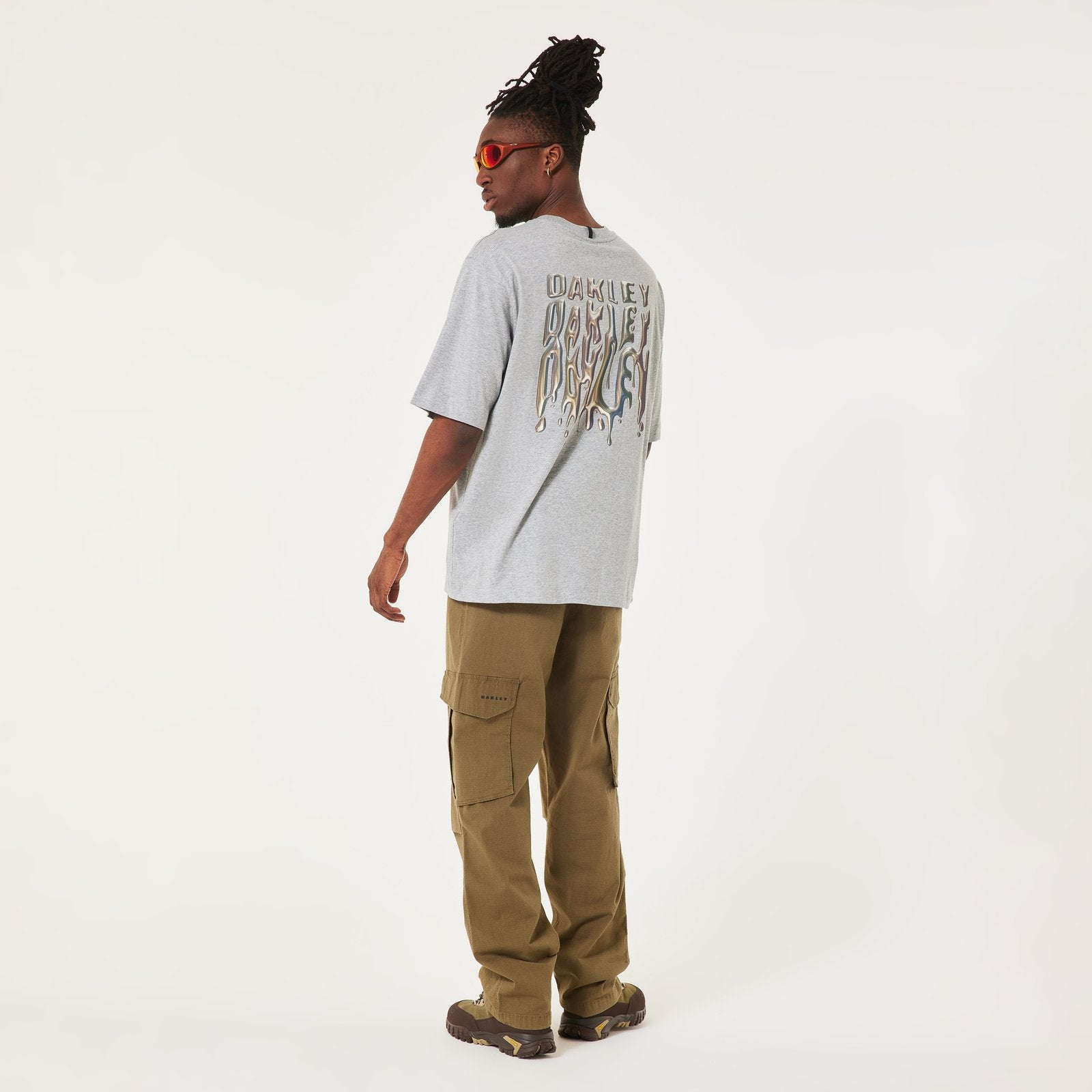 Stacked Metal Tee New Granite Heather - Image 20