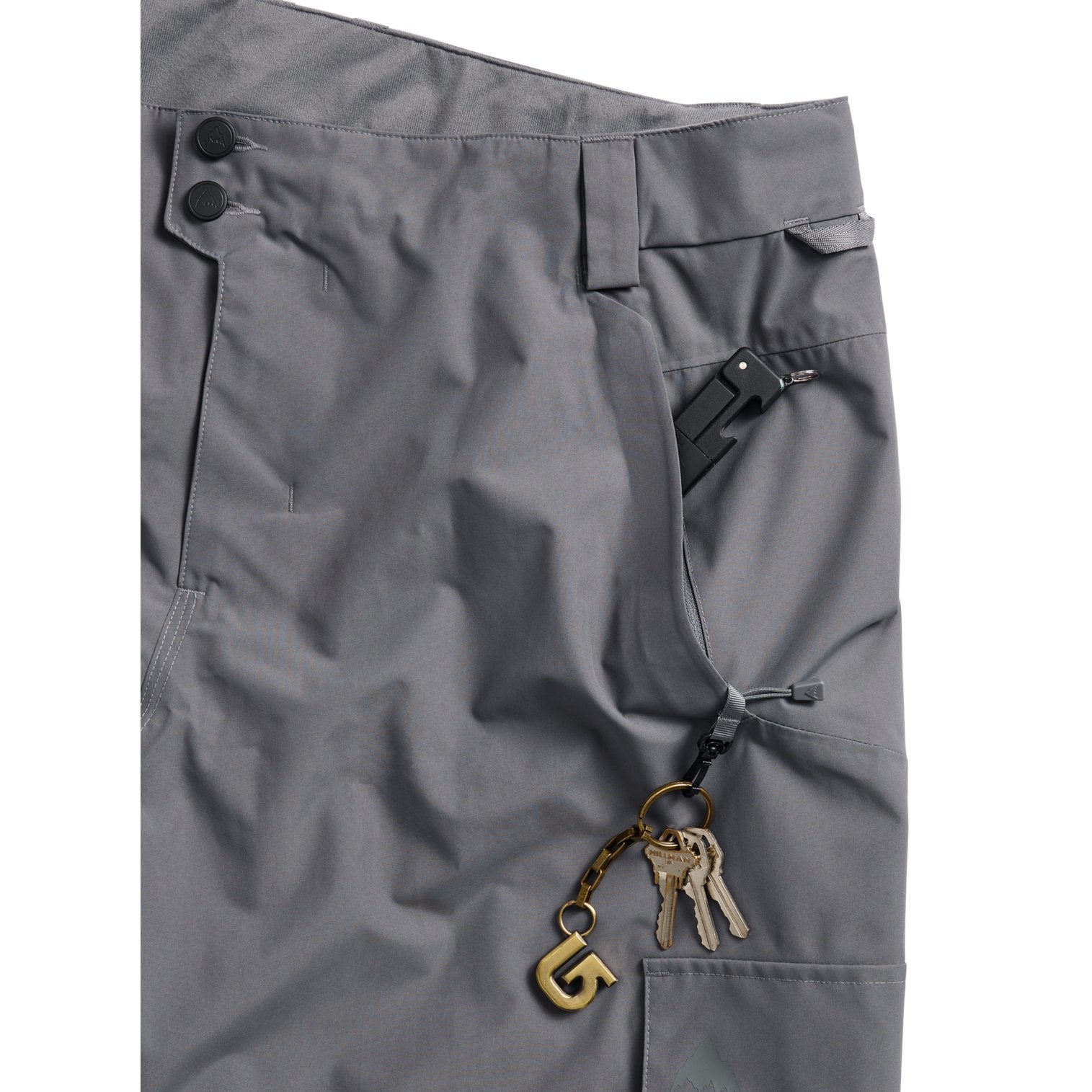 Mens Reserve 2L Baggy Snowboard Pants Gotham Gray - Image 20