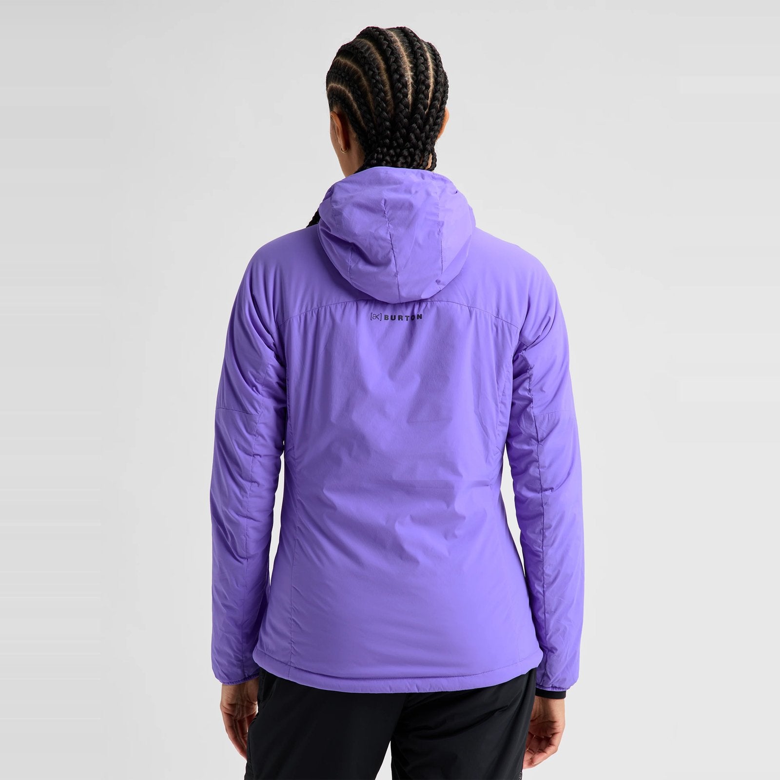 Womens [Ak] Helium Hooded Stretch Insulated Jacket True Black - Image 11