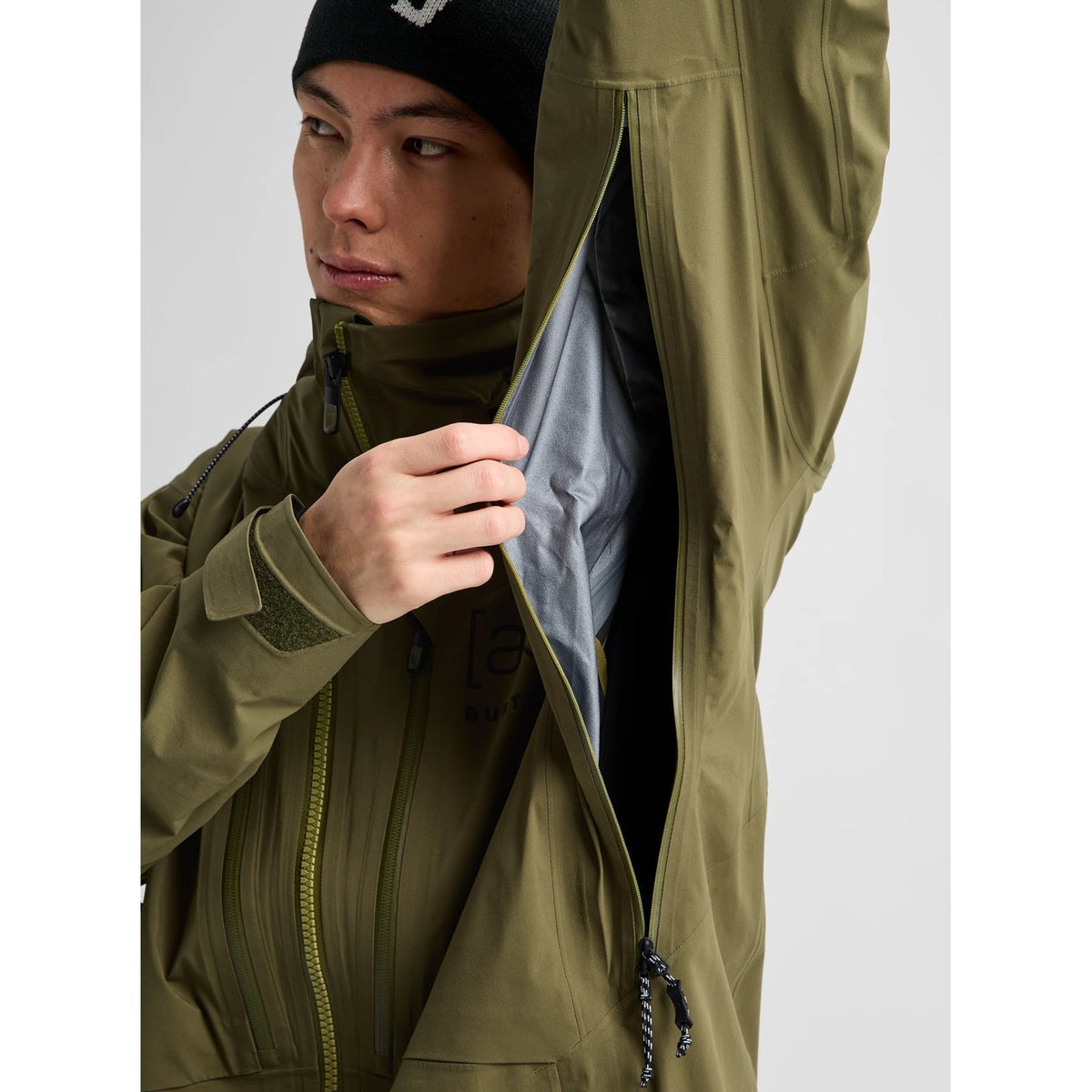 Mens [Ak] Hover Gore-Tex C-Knit 3L Stretch Jacket Dried Moss - Image 20