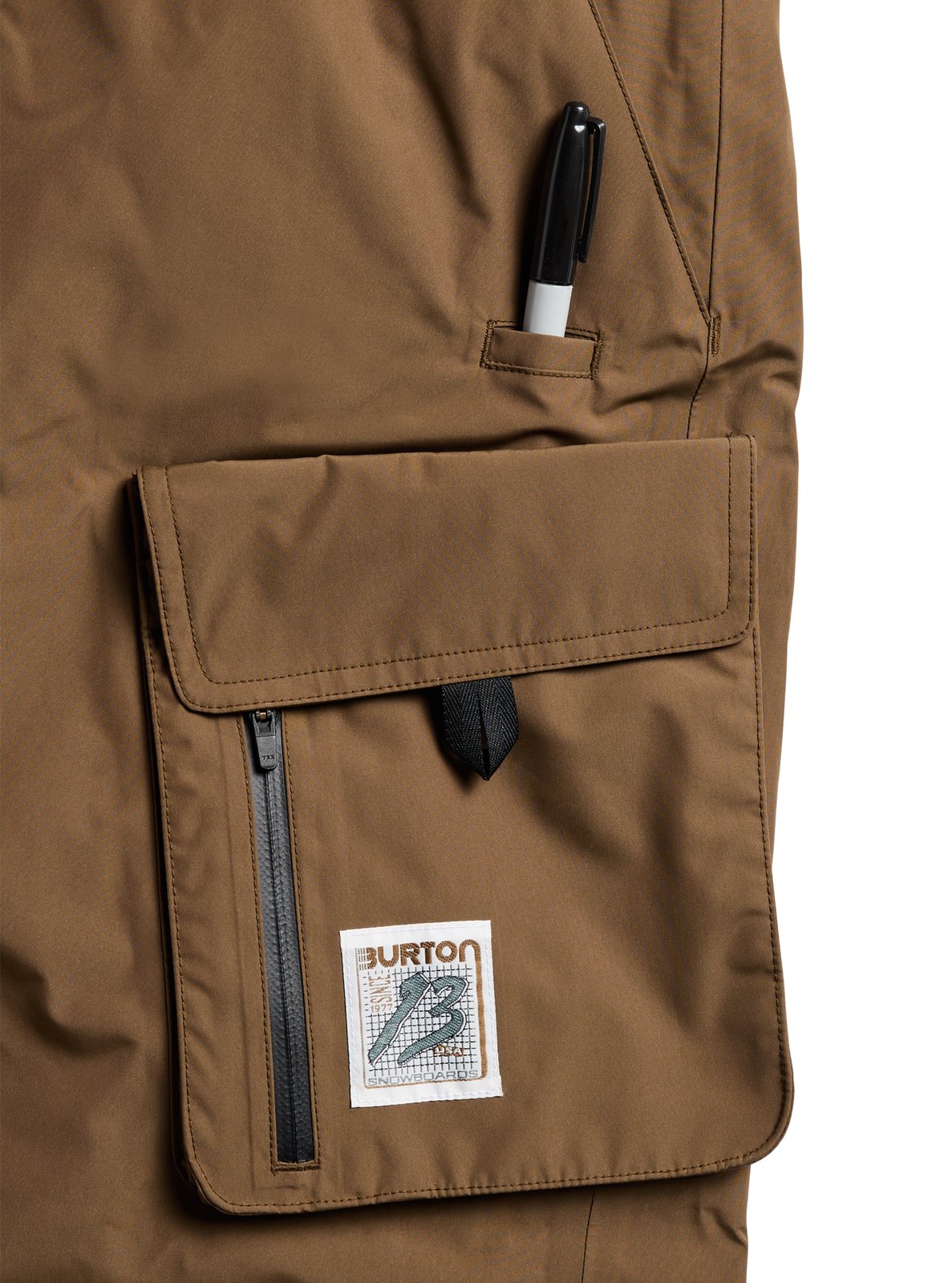 Mens 2L Baggy Cargo Pants Earth Ship Brown - Image 20