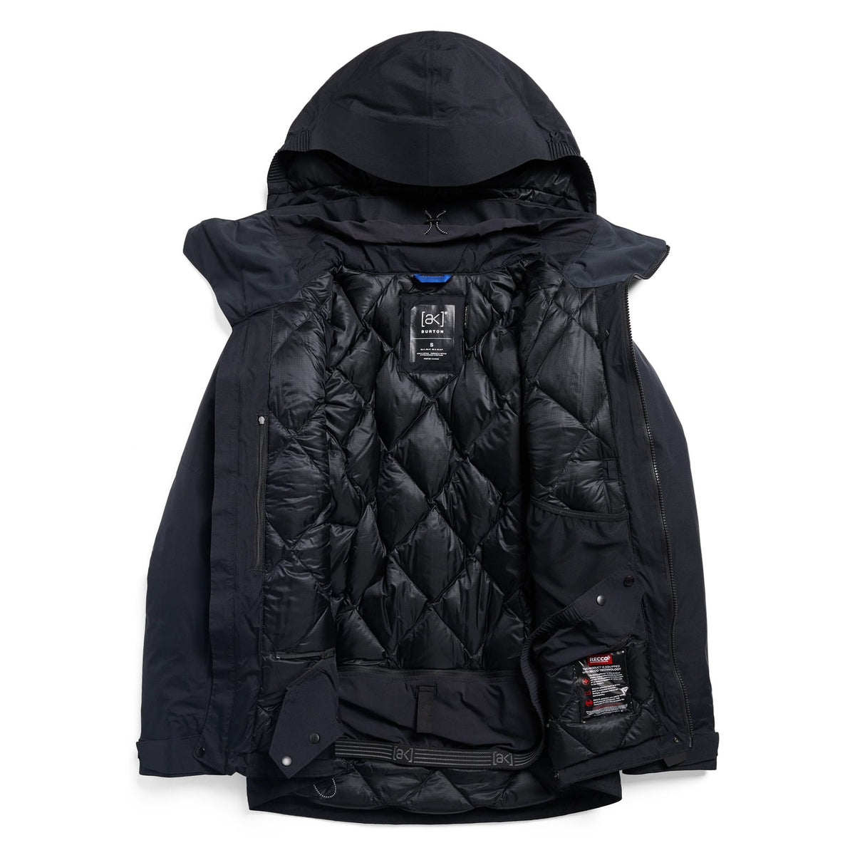 Womens [Ak] Swash Down Insulated Gore-Tex 2L Jacket True Black - Image 20