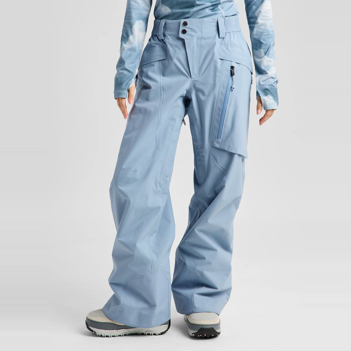 Womens [Ak] Cyclic Gore-Tex 2L Pants Airstream Blue - Image 20