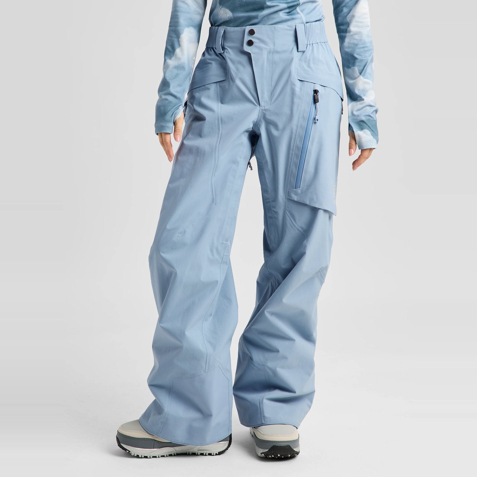 Womens [Ak] Cyclic Gore-Tex 2L Pants Airstream Blue - Image 20