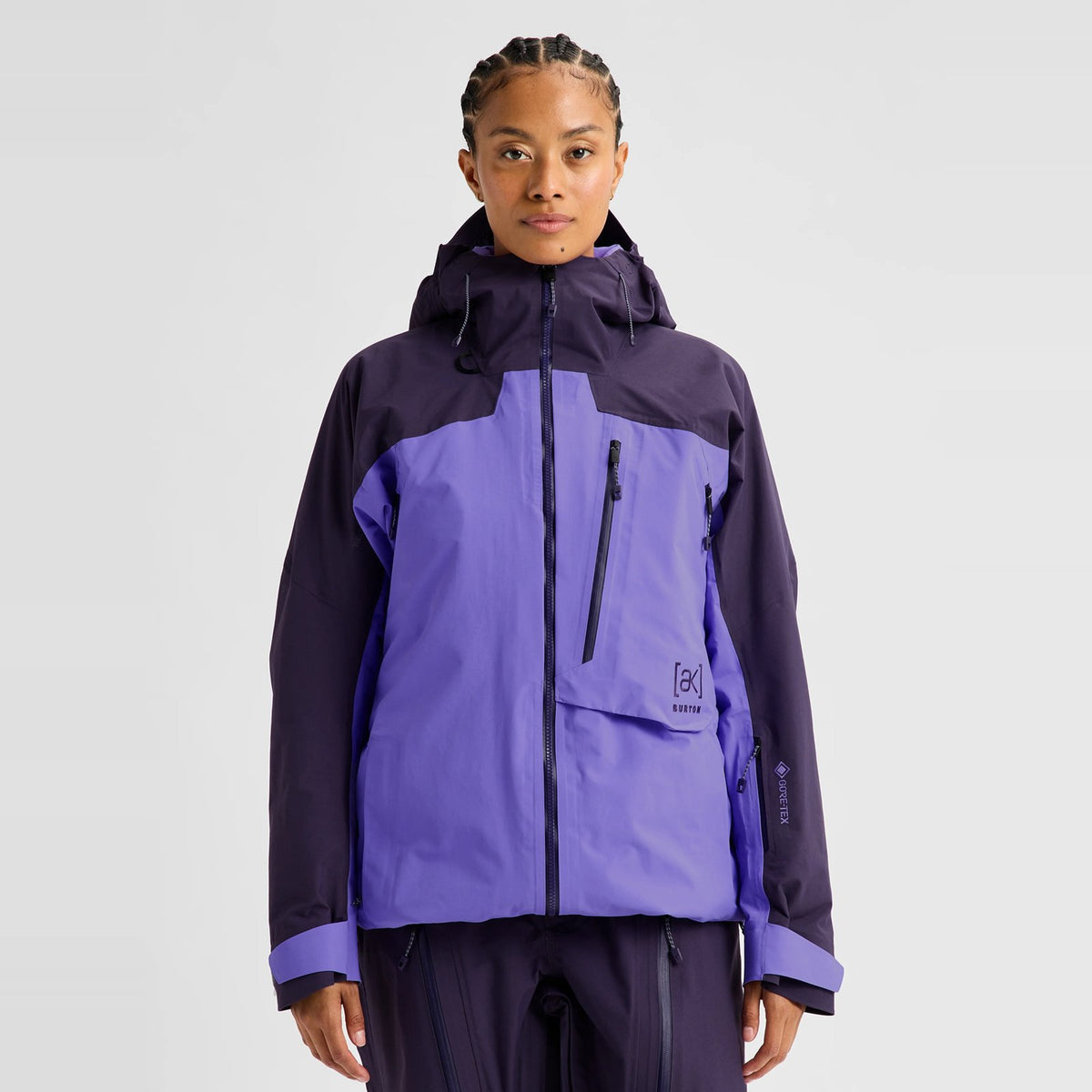 Womens [Ak] Cyclic Gore-Tex 2L Jacket Nightshade Purple / Purple Voltage - Image 20