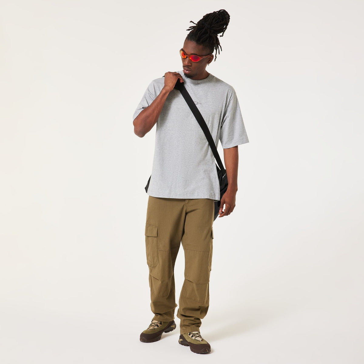 Stacked Metal Tee New Granite Heather - Image 21