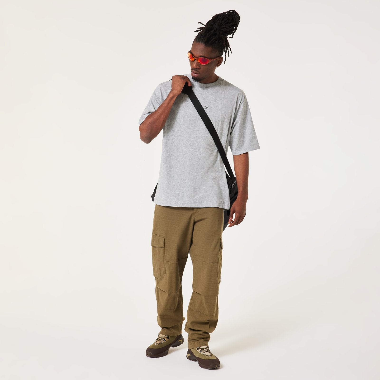 Stacked Metal Tee New Granite Heather - Image 21