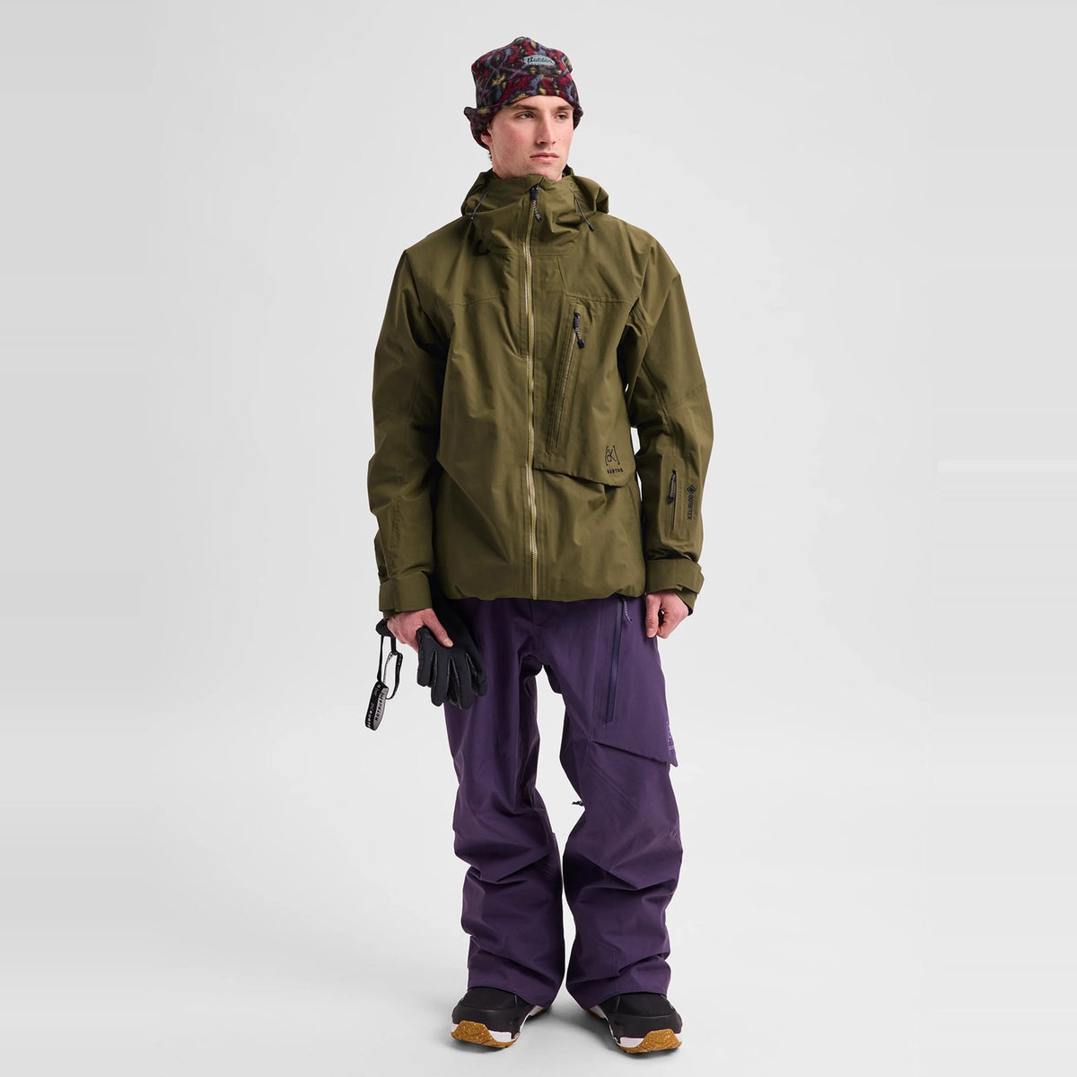 Mens [Ak] Cyclic Gore-Tex 2L Jacket Dried Moss - Image 22