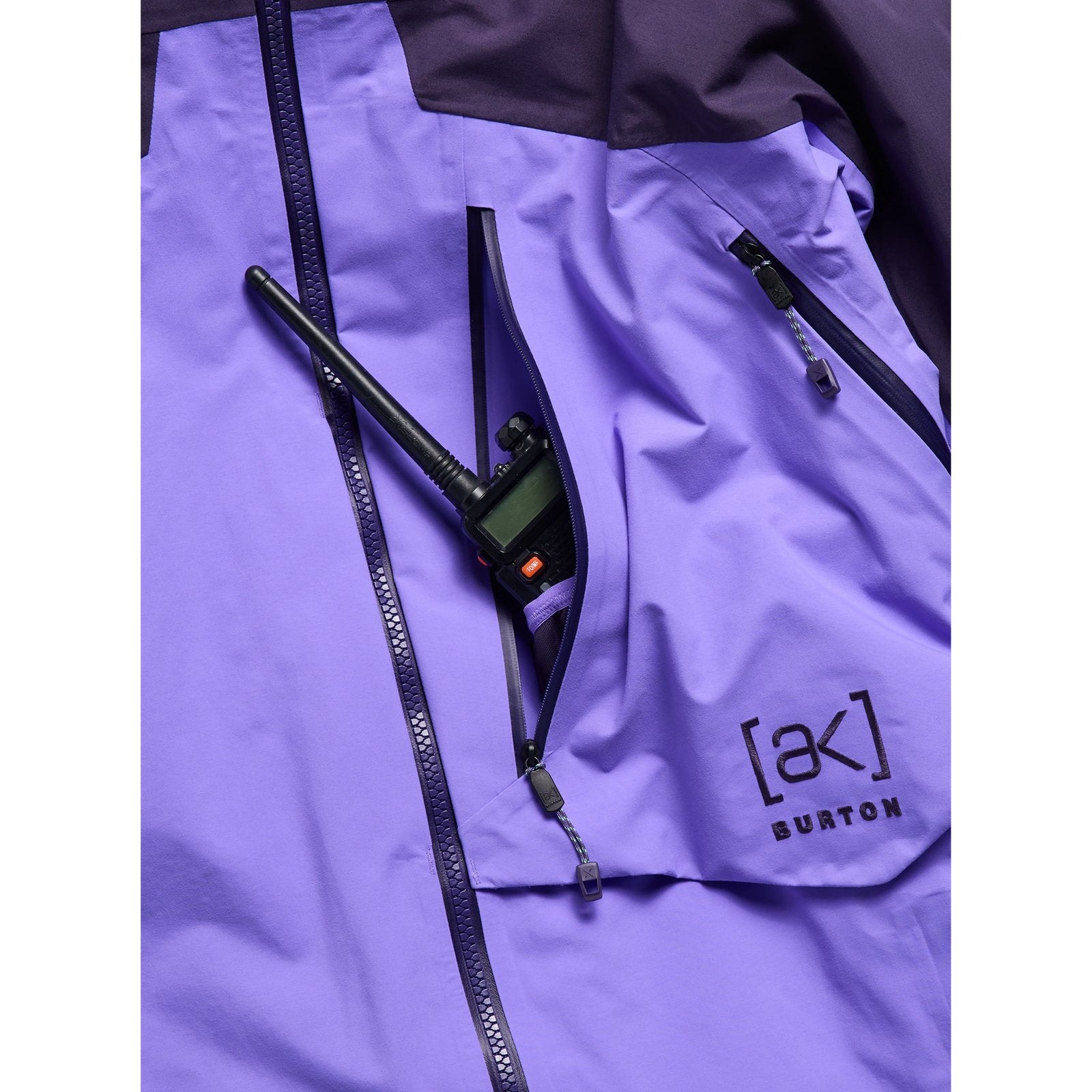 Womens [Ak] Cyclic Gore-Tex 2L Jacket Nightshade Purple / Purple Voltage - Image 22
