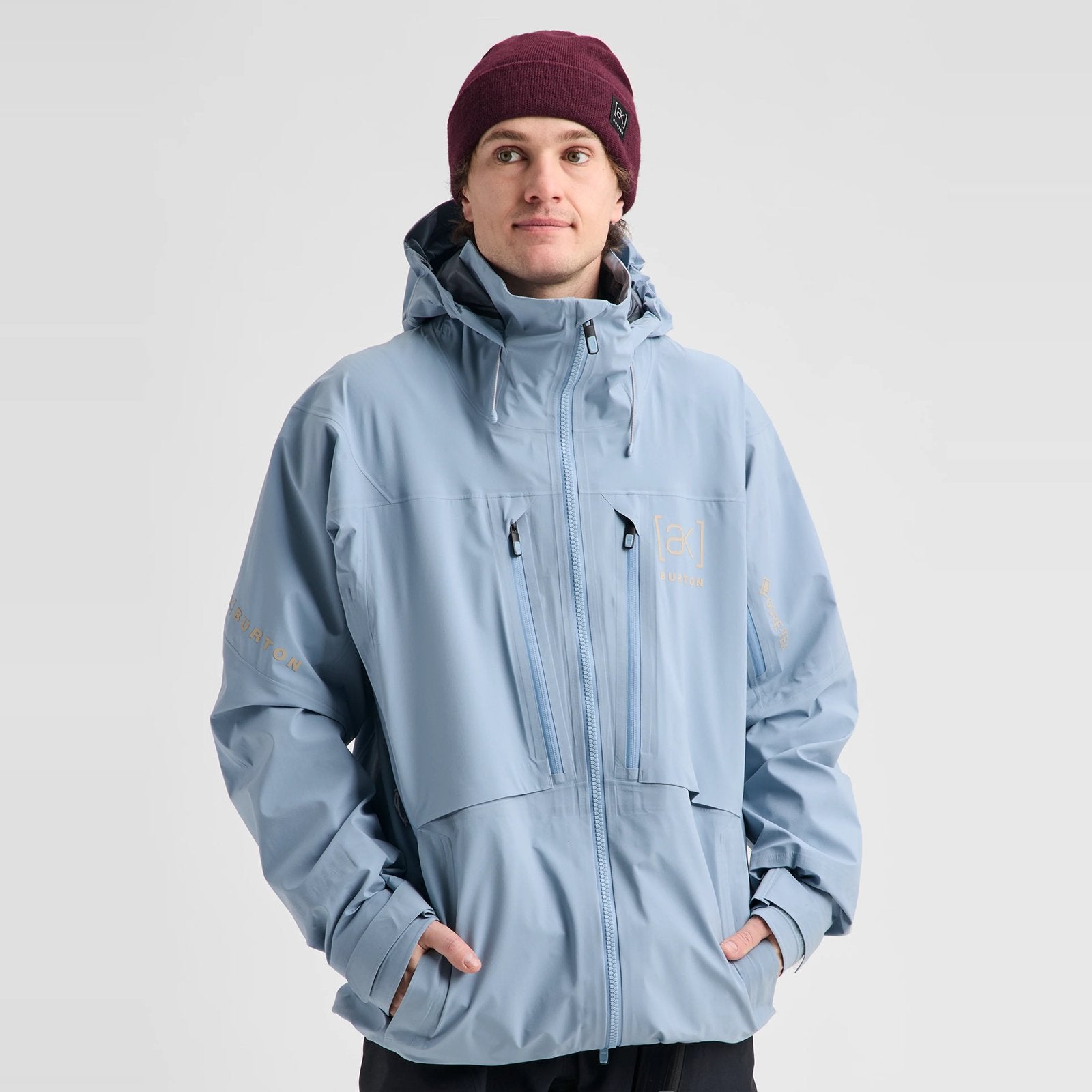 Mens [Ak] Hover Gore-Tex C-Knit 3L Stretch Jacket Airstream Blue - Image 22