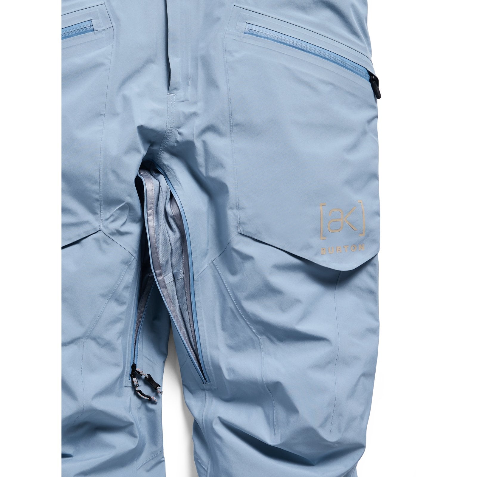 Mens [Ak] Freebird Gore‑Tex 3L Stretch Bib Pants Airstream Blue - Image 23