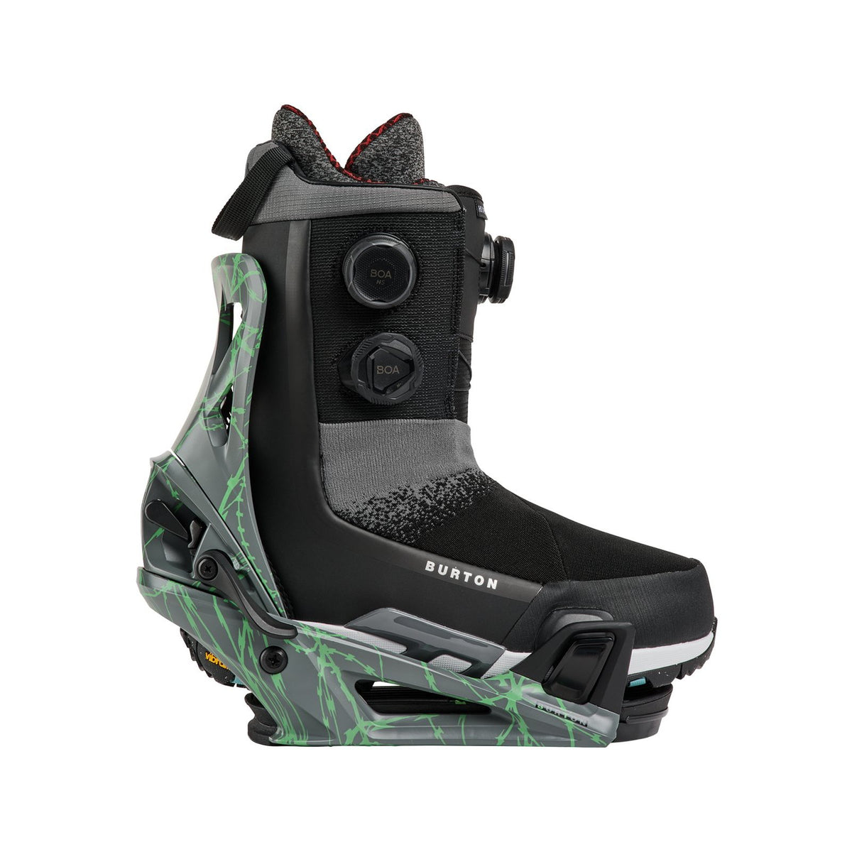 Mens Step On Re:Flex Snowboard Bindings Gray / Green Voltage - Image 23