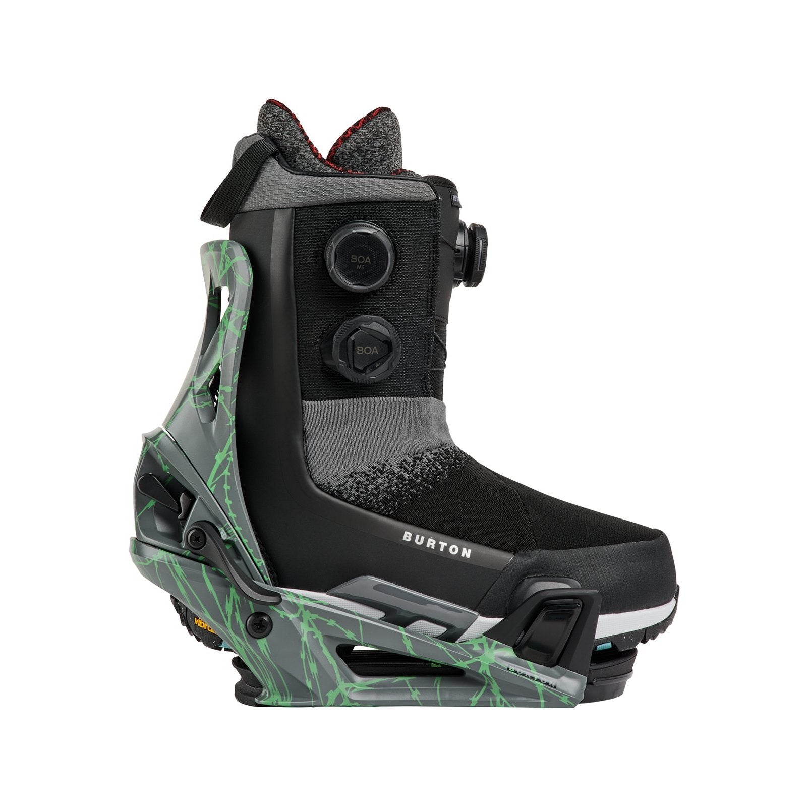 Mens Step On Re:Flex Snowboard Bindings Gray / Green Voltage - Image 23
