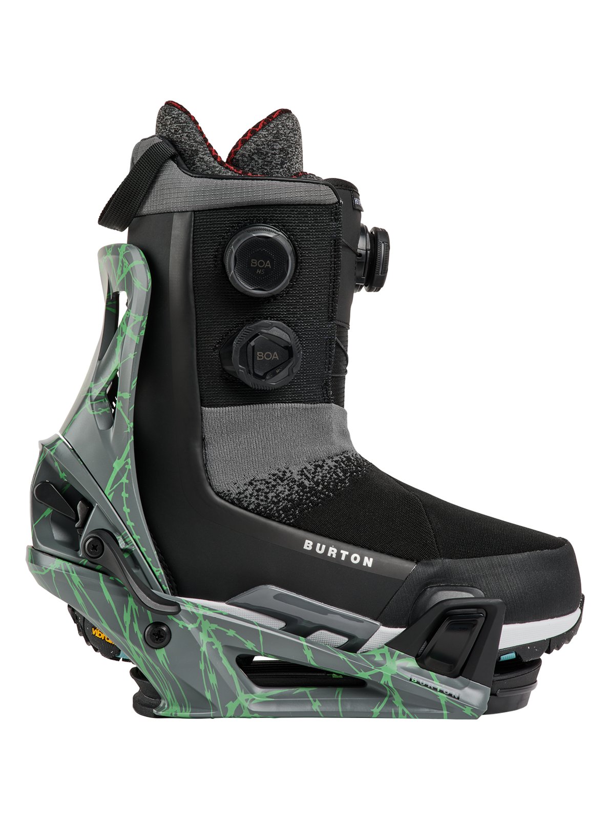 Mens Step On Re:Flex Snowboard Bindings Gray / Green Voltage - Image 23