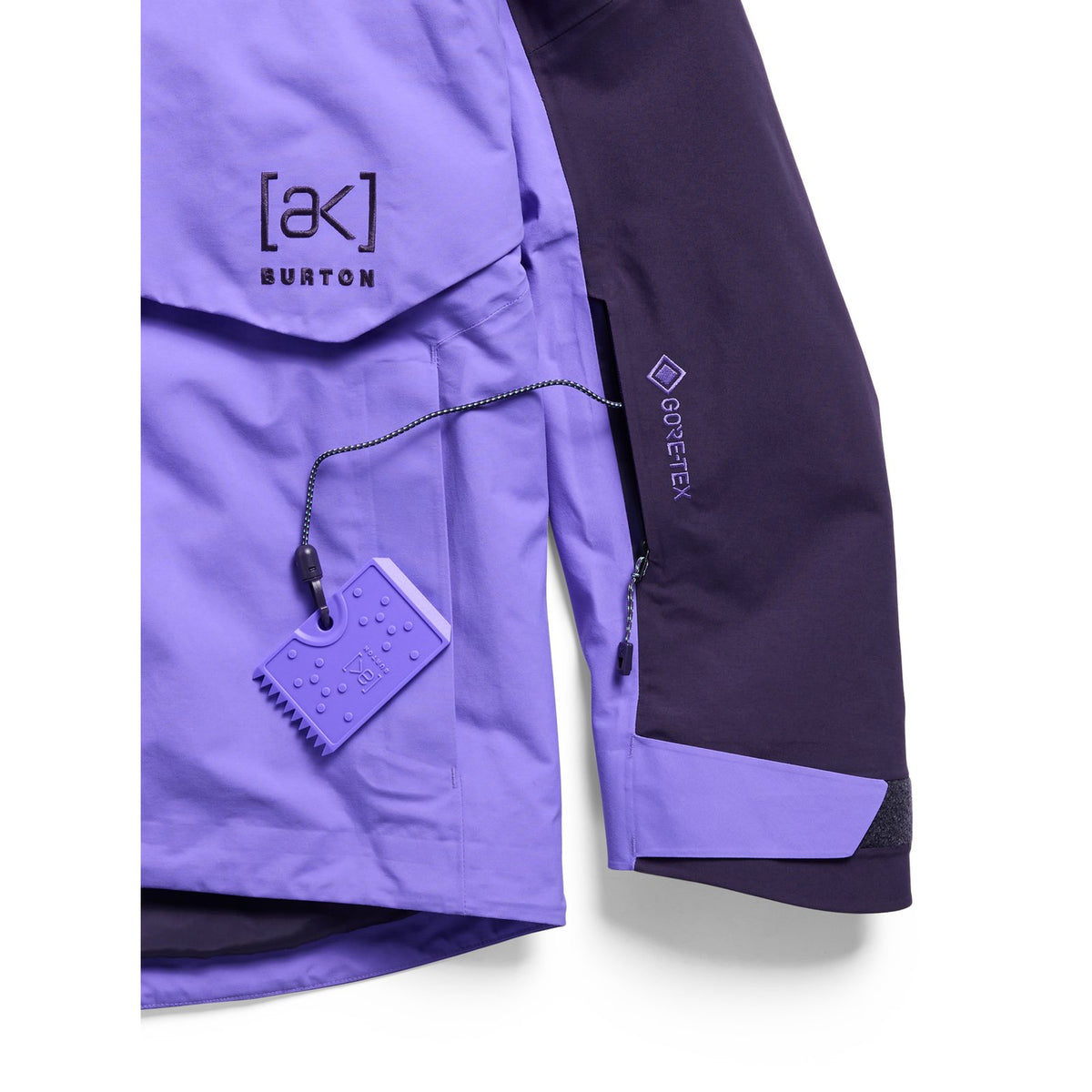 Womens [Ak] Cyclic Gore-Tex 2L Jacket Nightshade Purple / Purple Voltage - Image 23