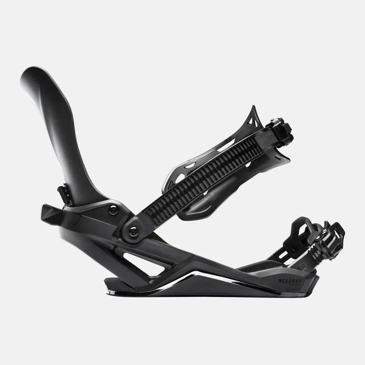 Mens Mercury FASE Snowboard Bindings Stealth Black - Image 24