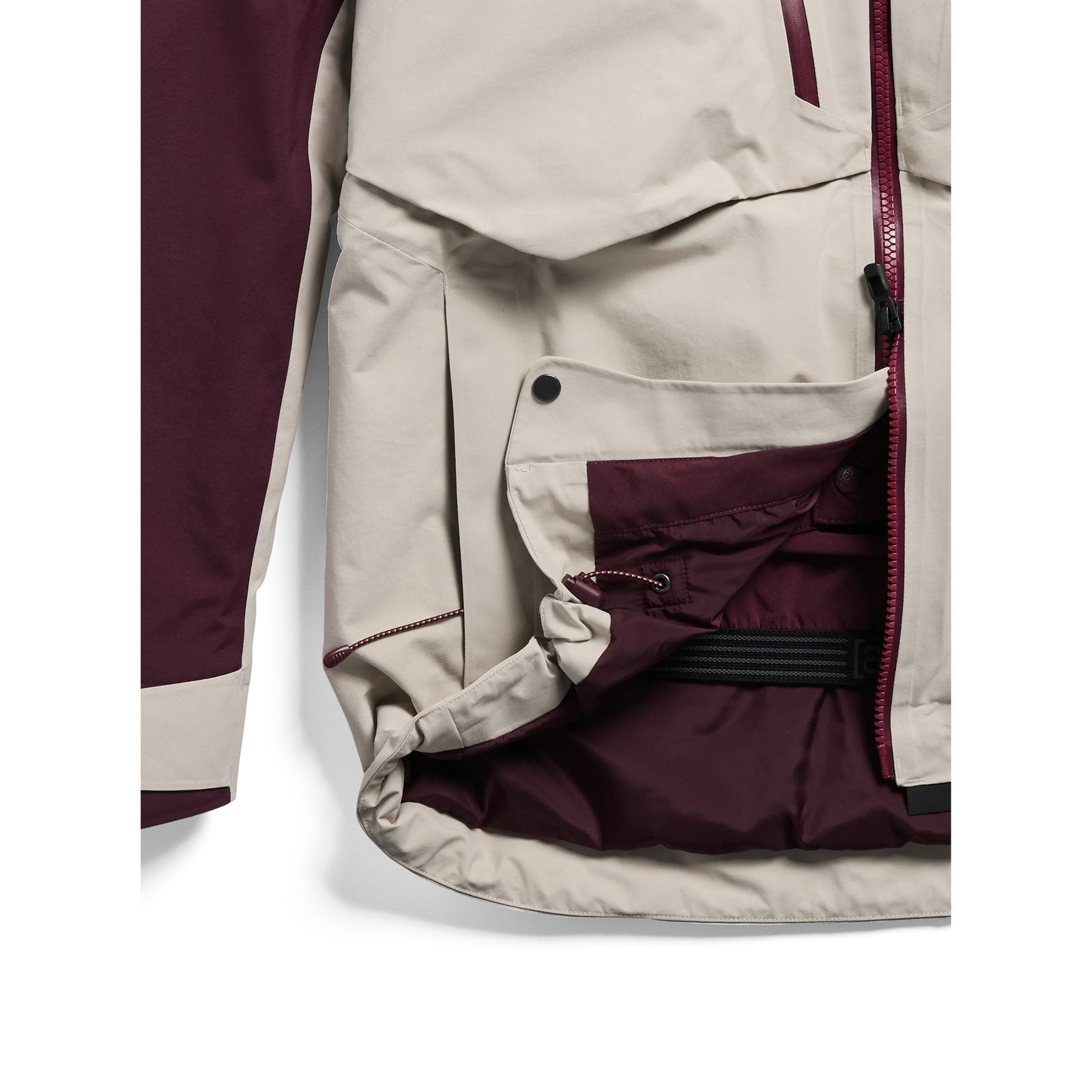 Womens [Ak] Swash Synthetic Insulated Gore-Tex 2L Jacket Rum Raisin / Chinchilla Gray - Image 24