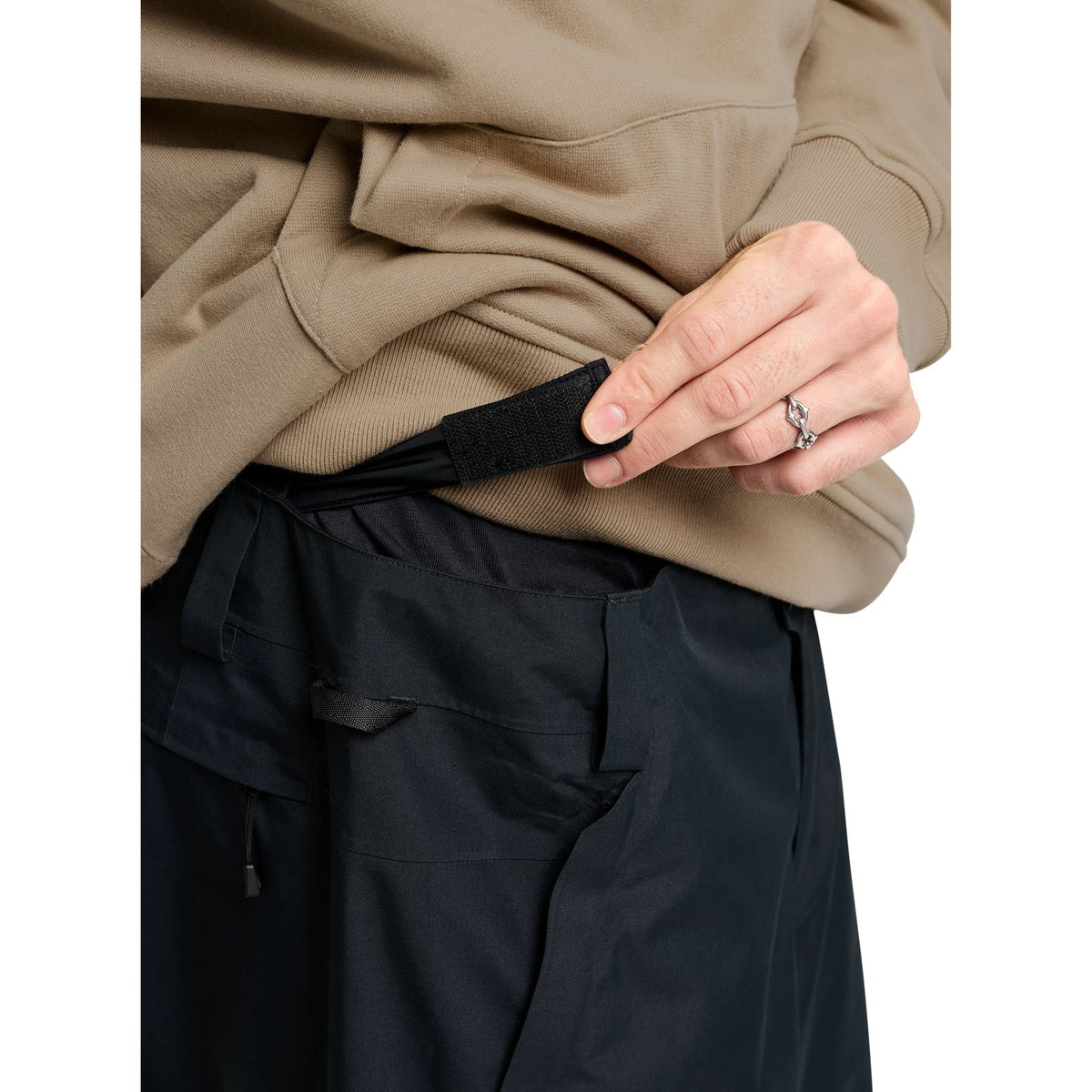 Mens Reserve 2L Baggy Pant True Black - Image 5