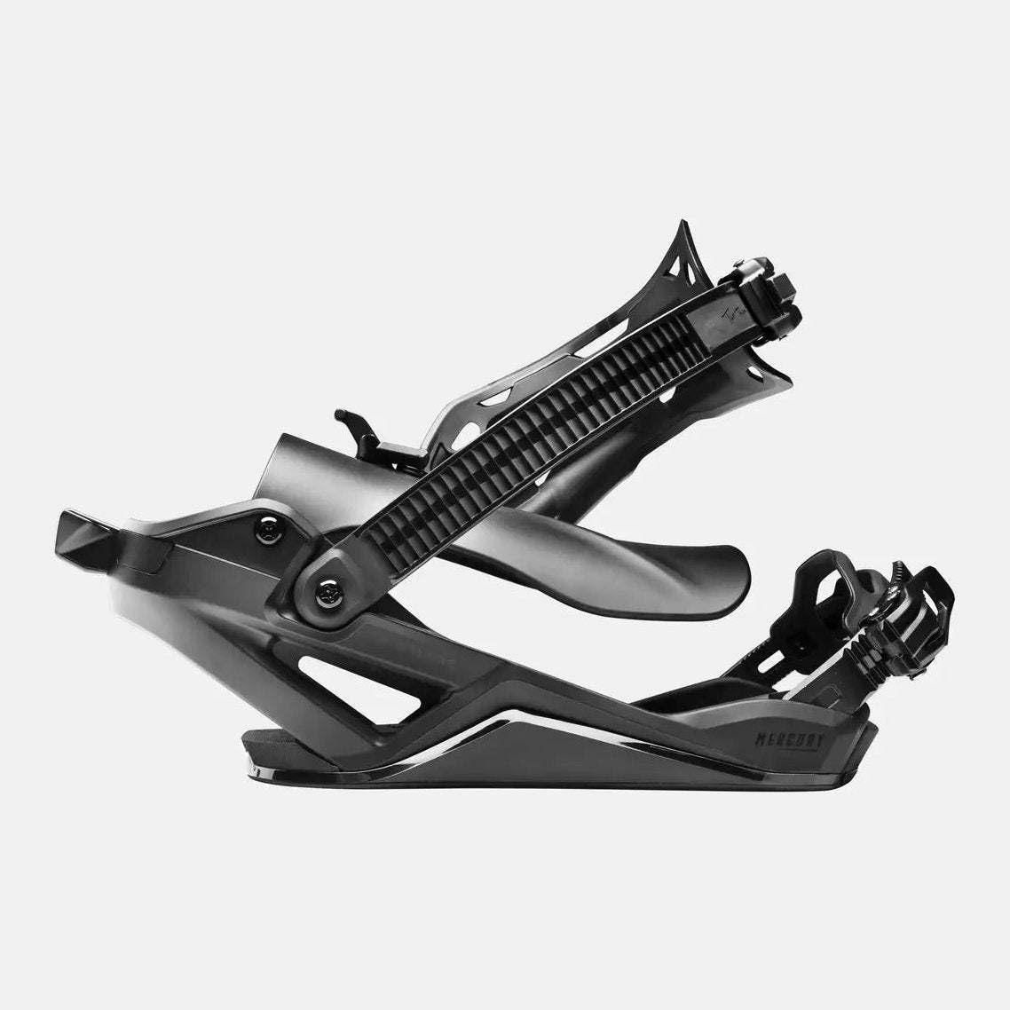 Mens Mercury FASE Snowboard Bindings Stealth Black - Image 25
