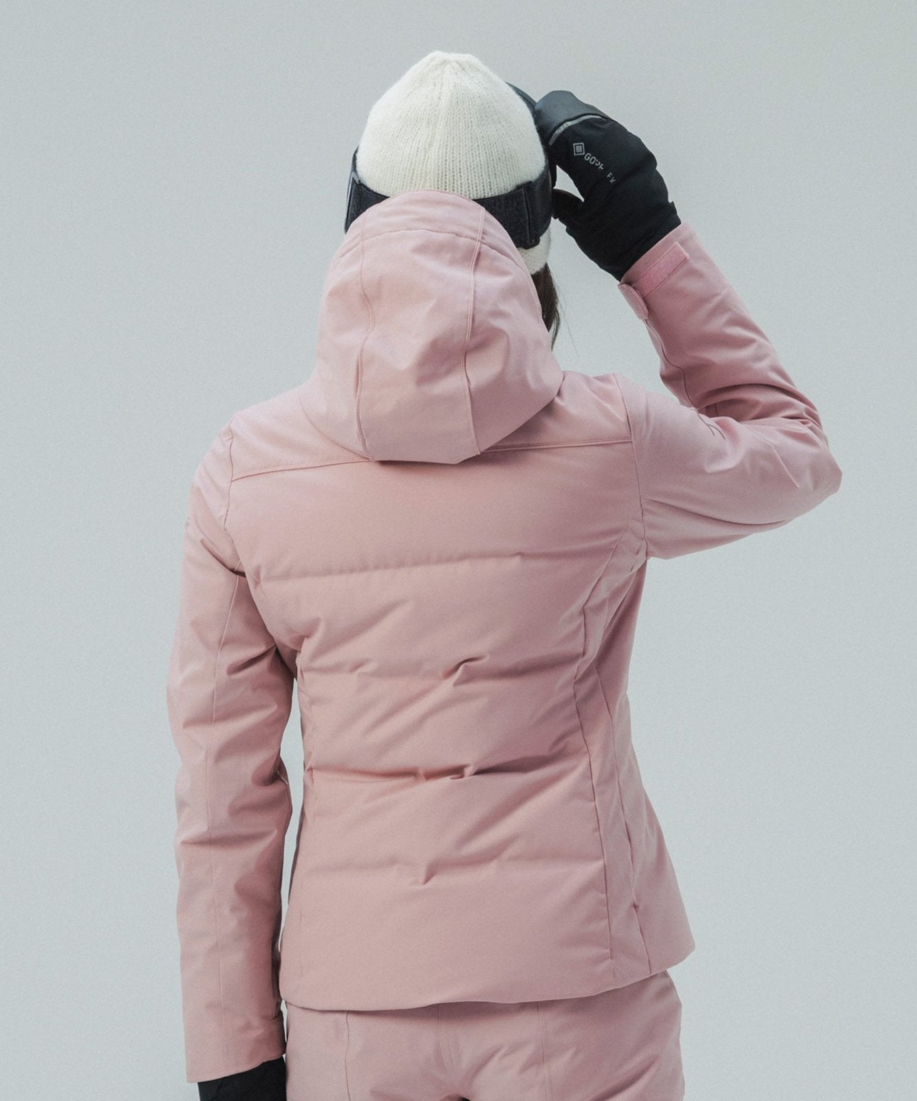 Womens Seamless Down Jacket Light Pink - Image 25