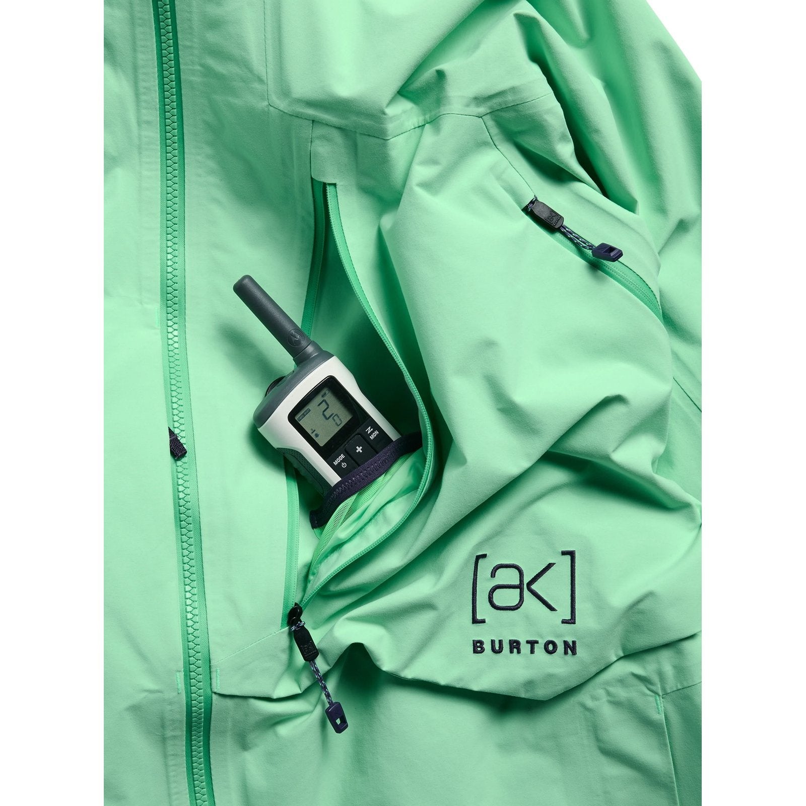 Mens [Ak] Cyclic Gore-Tex 2L Jacket Green Voltage - Image 26