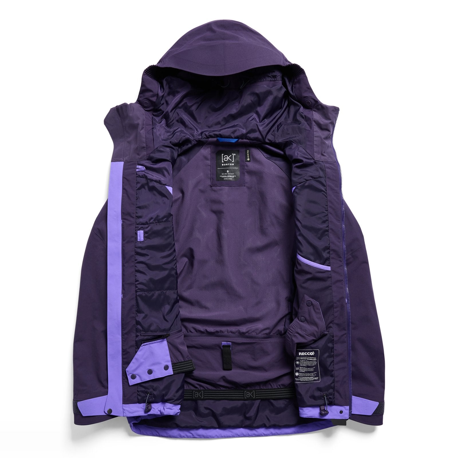 Womens [Ak] Cyclic Gore-Tex 2L Jacket Nightshade Purple / Purple Voltage - Image 26