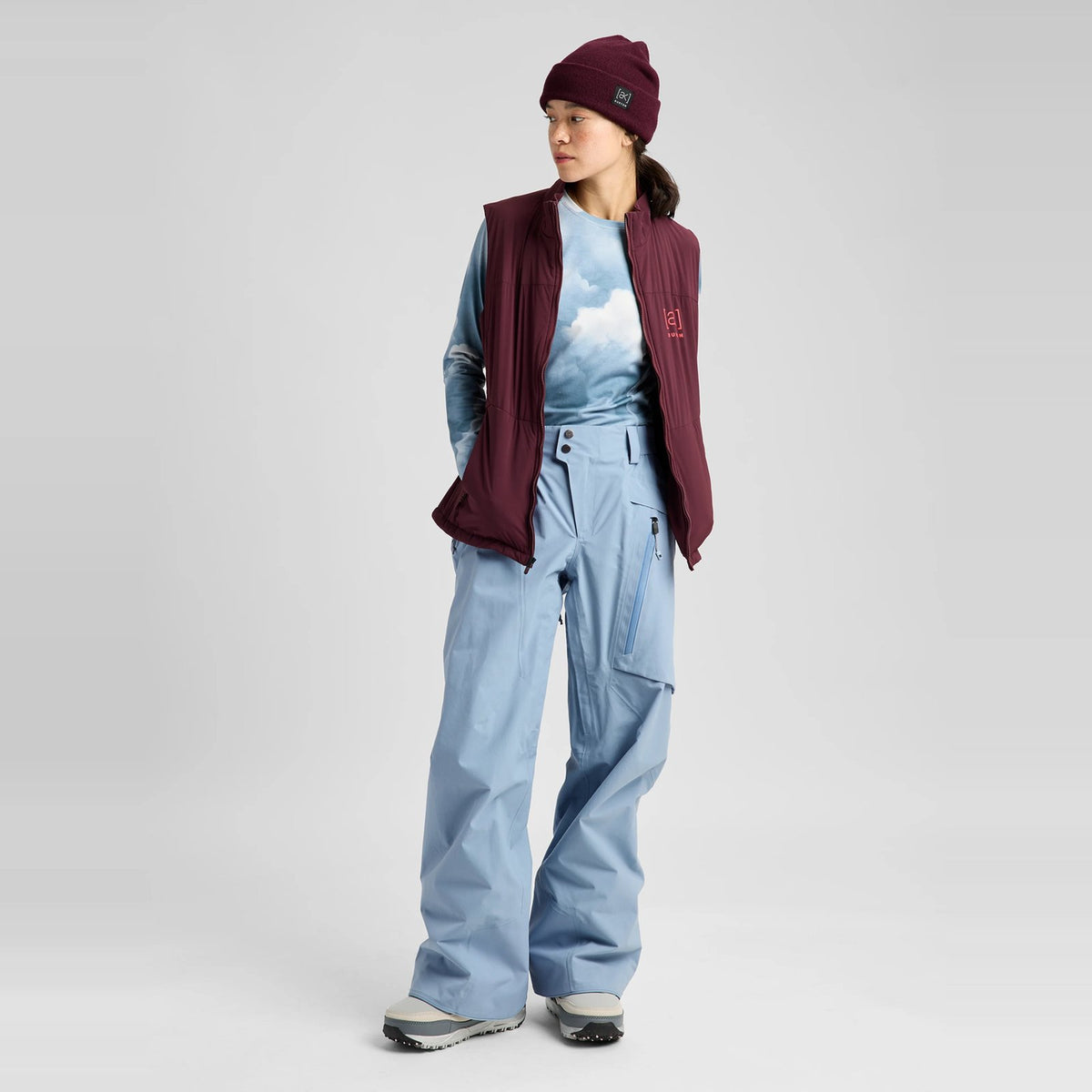 Womens [Ak] Cyclic Gore-Tex 2L Pants Airstream Blue - Image 27