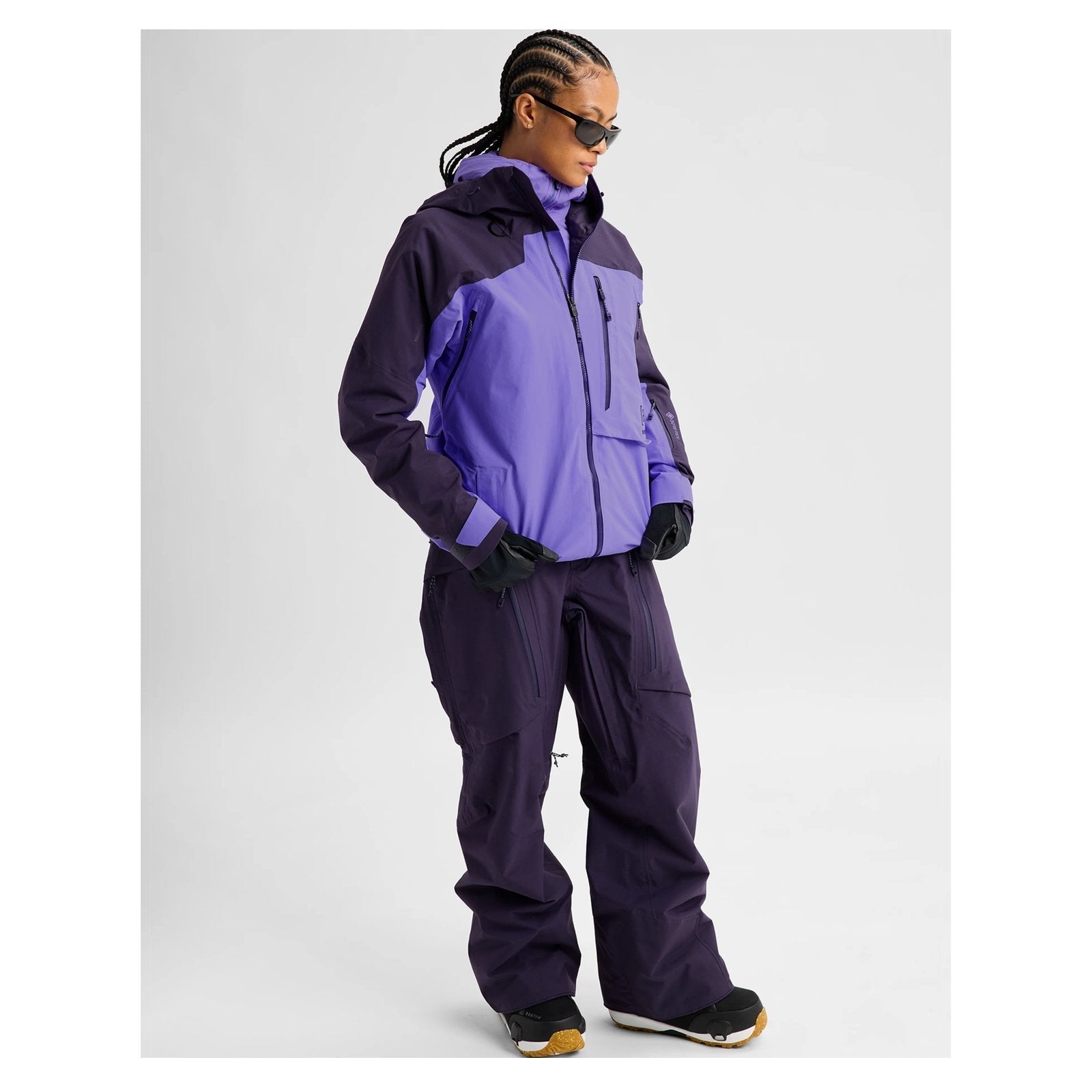 Womens [Ak] Cyclic Gore-Tex 2L Jacket Nightshade Purple / Purple Voltage - Image 27