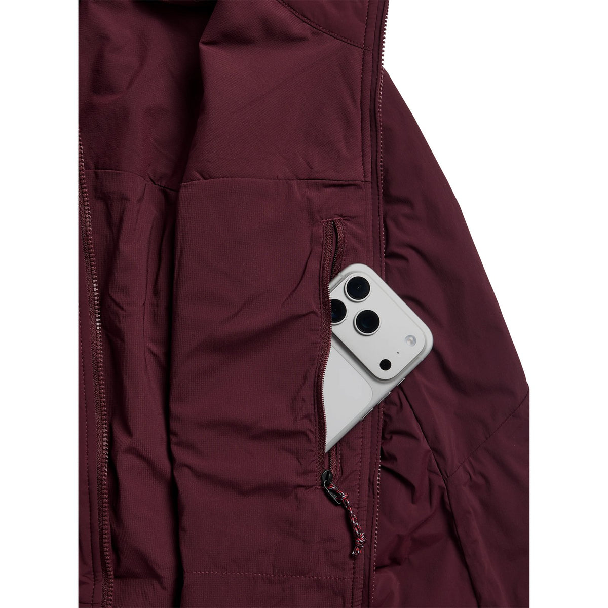 Womens [Ak] Helium Hooded Stretch Insulated Jacket True Black - Image 19