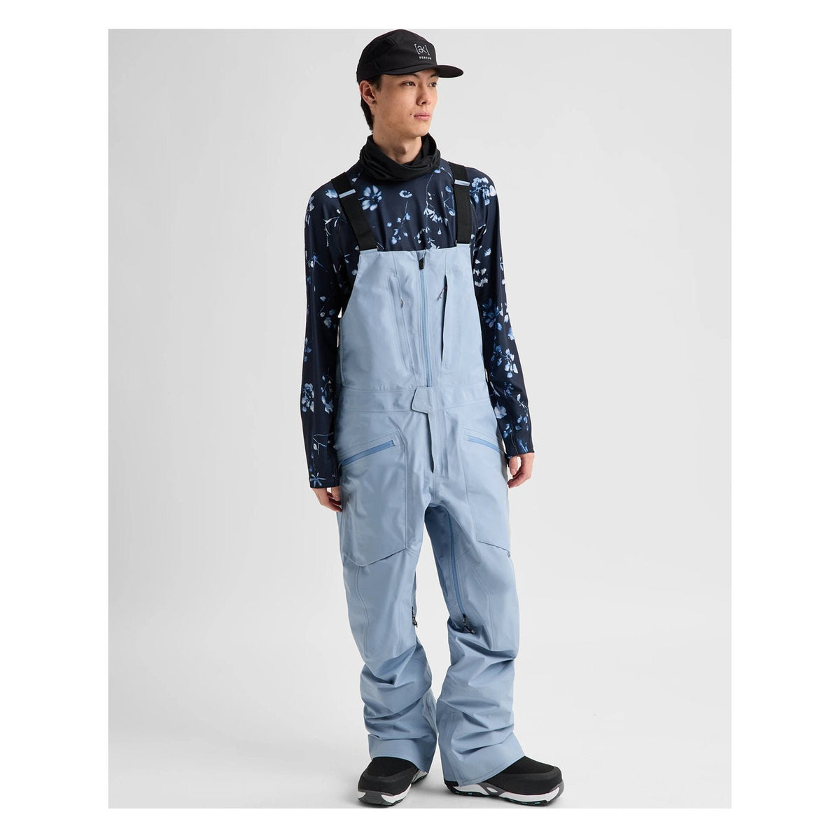 Mens [Ak] Freebird Gore‑Tex 3L Stretch Bib Pants Airstream Blue - Image 28