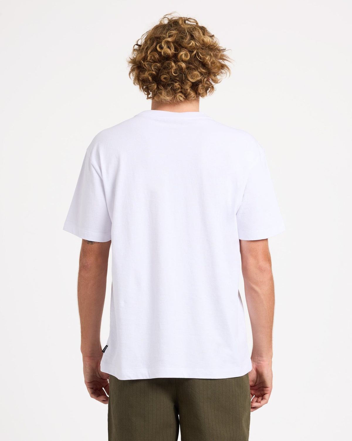 Mens Old T-Shirt White - Image 2