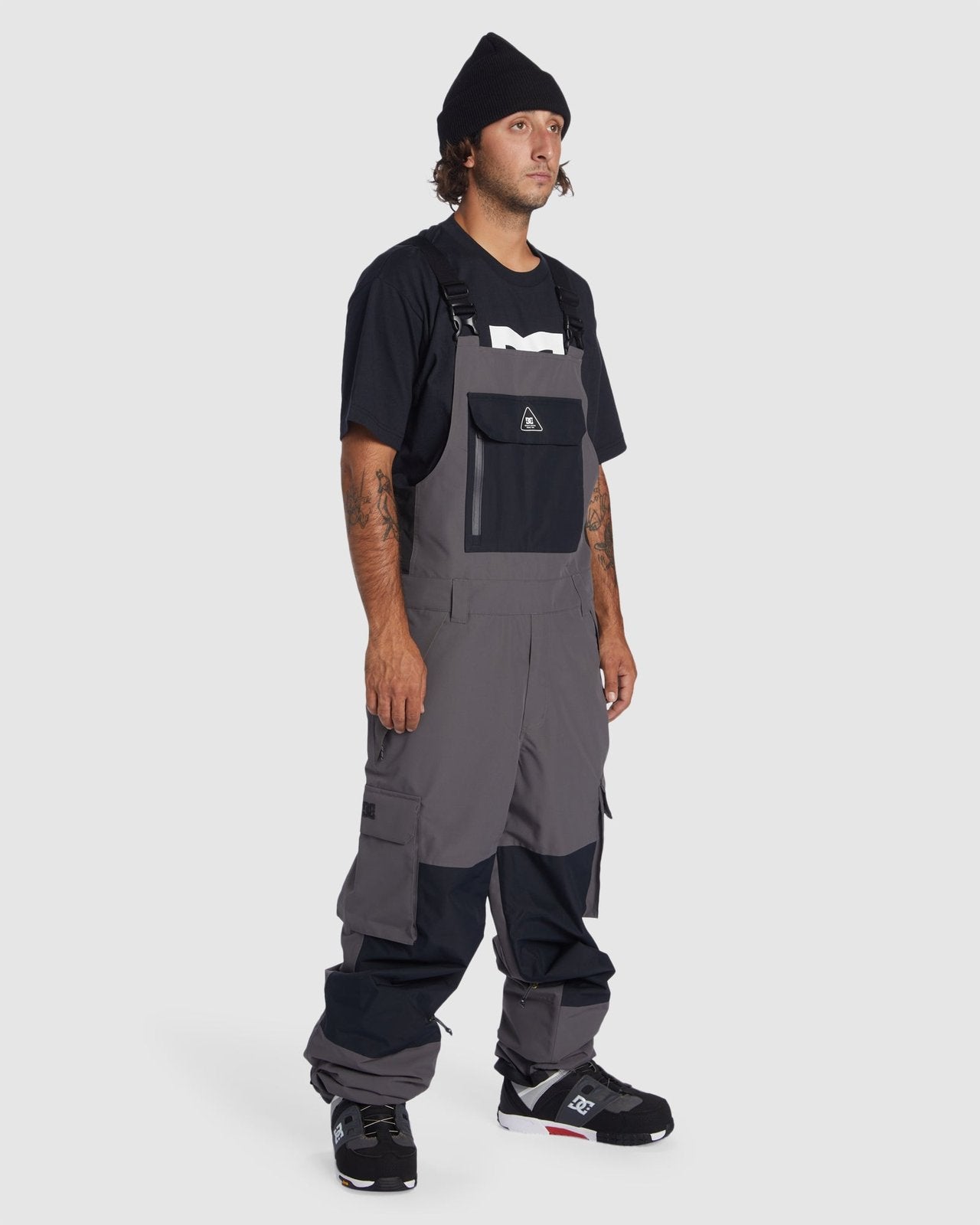 Mens Brigade 30K Bib Snow Pants Magnet - Image 2