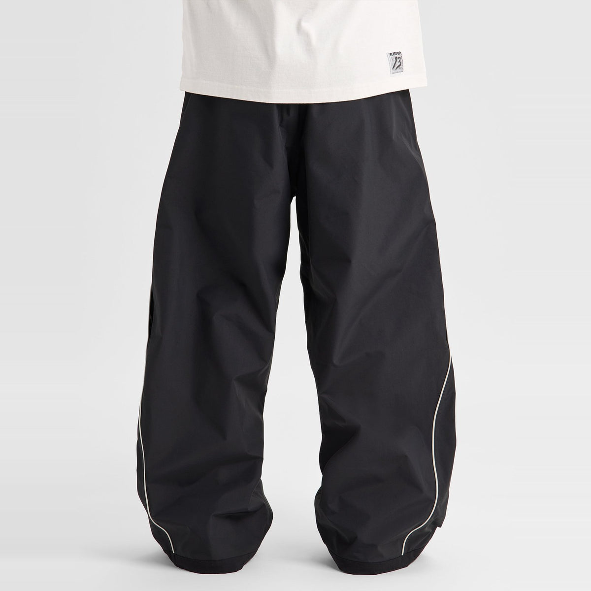 Mens 2L Baggy Simple Pants True Black - Image 2