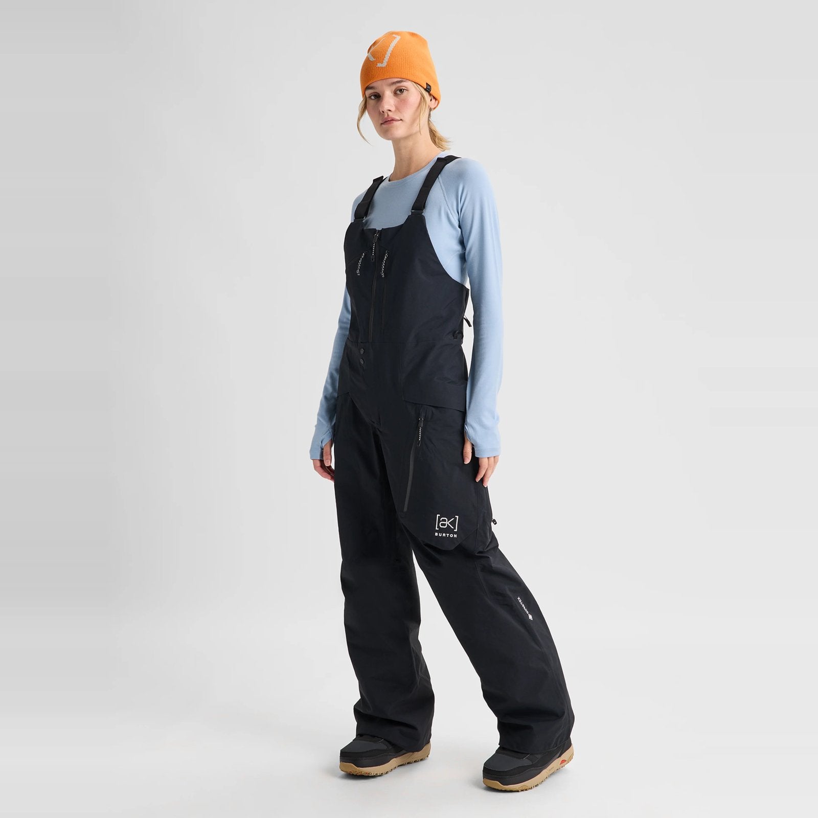 Womens [Ak] Cyclic Gore-Tex 2L Bib Pants True Black - Image 2